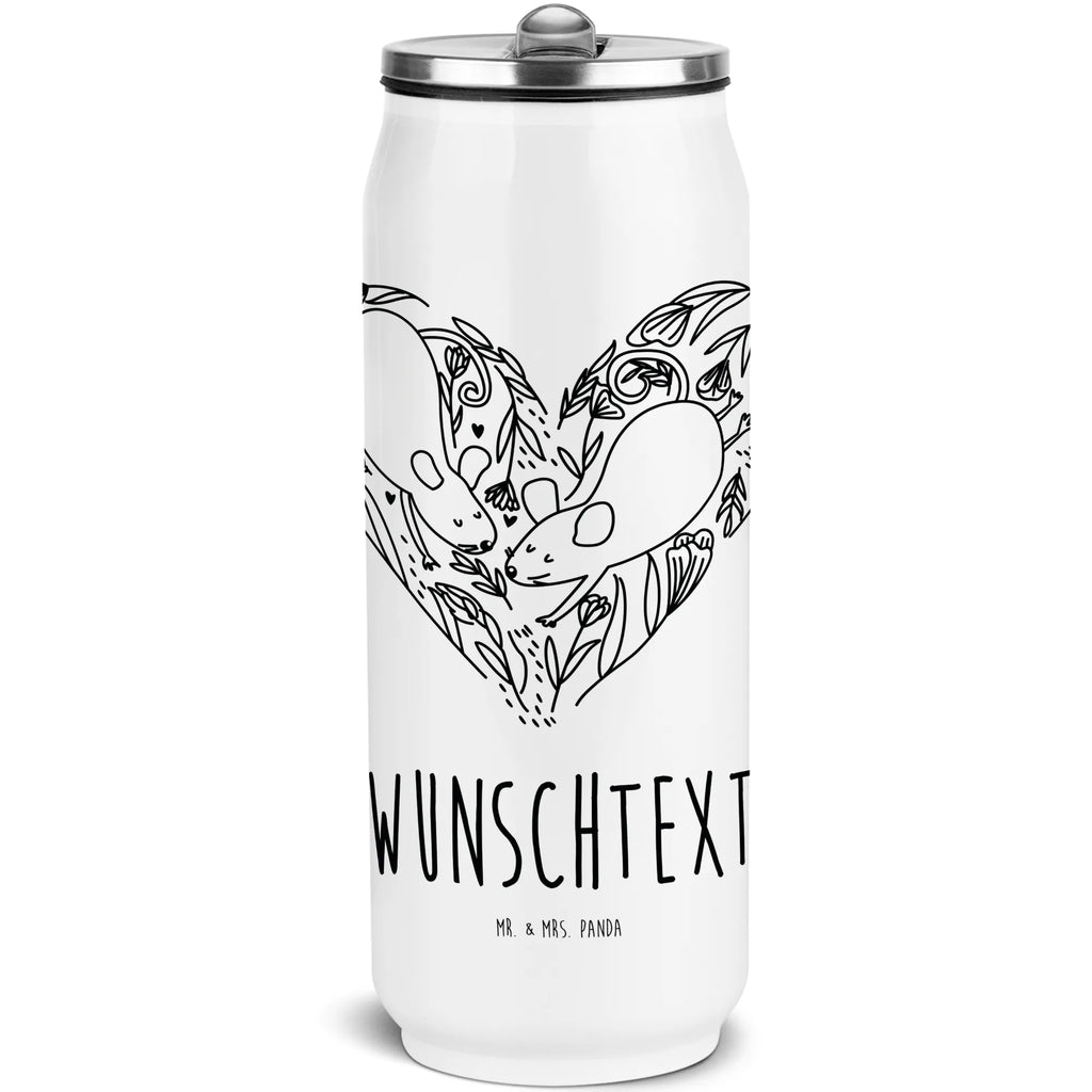 Personalisierte Getränkedosen Trinkflasche Mäuse Herz Personalisierte Getränkedose, Personalisierte Trinkflasche, Trinkflasche mit Namen, Liebe, Partner, Freund, Freundin, Ehemann, Ehefrau, Heiraten, Verlobung, Heiratsantrag, Liebesgeschenk, Jahrestag, Hocheitstag, Maus, Mäuse, Liebesbotschaft, Liebesbeweis, Hochzeit, Lieblingsmensch, Gemeinsamkeit, Love, Geschenk für zwei