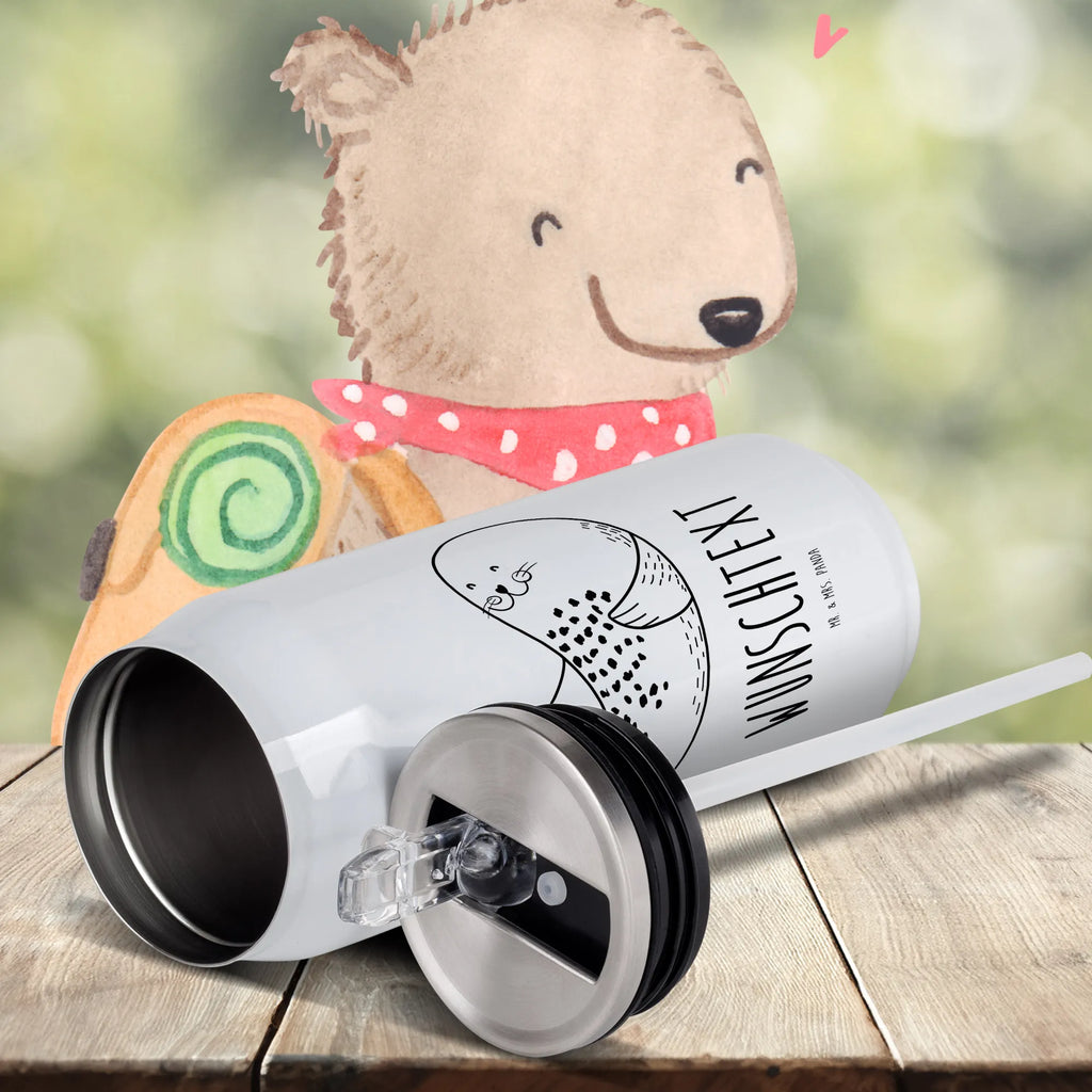 Personalisierte Getränkedosen Trinkflasche Robbe Liegen Personalisierte Getränkedose, Personalisierte Trinkflasche, Trinkflasche mit Namen, Tiermotive, Gute Laune, lustige Sprüche, Tiere, Robbe, Robben, Seehund, Strand, Meerestier, Ostsee, Nordsee, Lachen, Freude