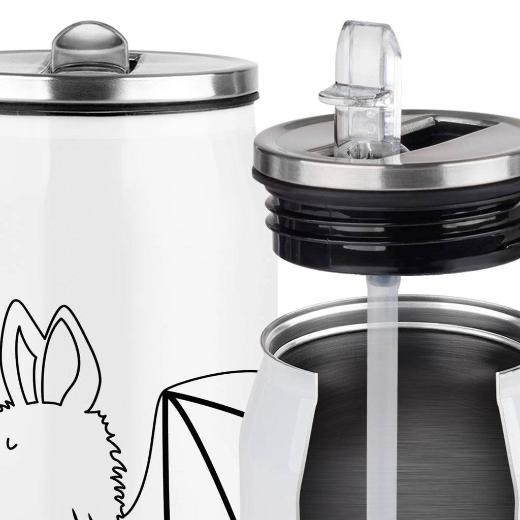 Personalisierte Getränkedosen Trinkflasche Fledermaus Sitzen Personalisierte Getränkedose, Personalisierte Trinkflasche, Trinkflasche mit Namen, Tiermotive, Gute Laune, lustige Sprüche, Tiere, Fledermaus, Fledermäuse, Motivation, entspannen