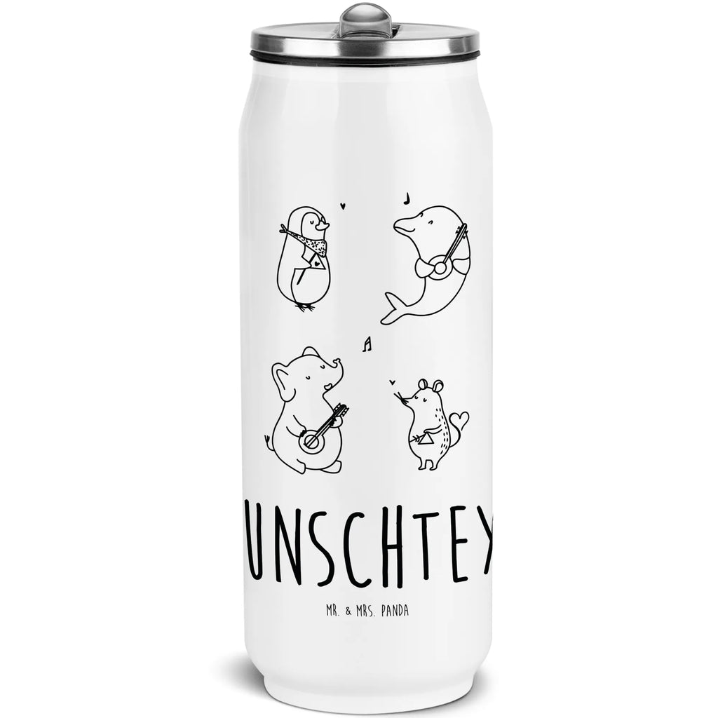 Personalisierte Getränkedosen Trinkflasche Big Band Personalisierte Getränkedose, Personalisierte Trinkflasche, Trinkflasche mit Namen, Tiermotive, Gute Laune, lustige Sprüche, Tiere, Hund, Pinguin, Maus, Elefant, Delfin, Gitarre, Band, Triangel, Musikanten, Musik