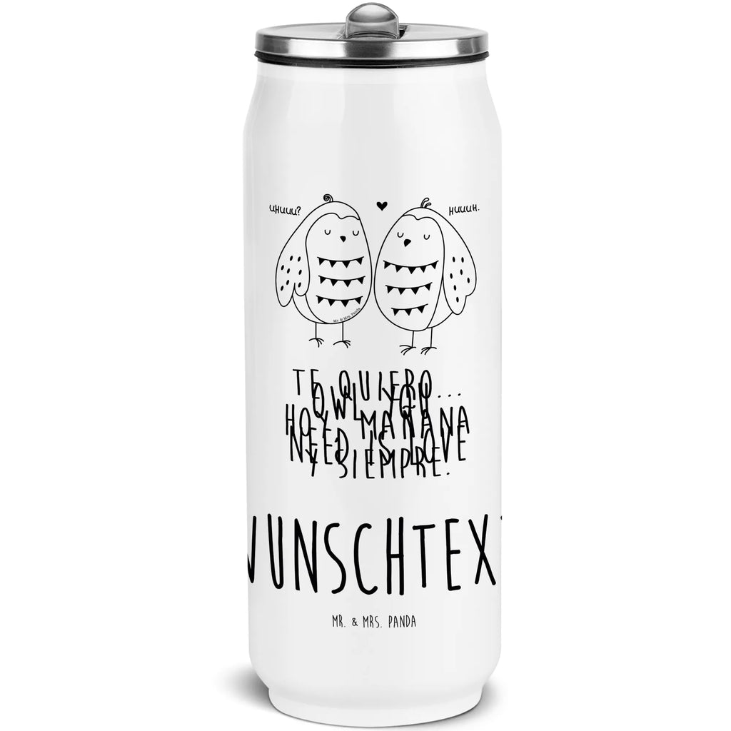 Personalisierte Getränkedosen Trinkflasche Eulen Liebe Personalisierte Getränkedose, Personalisierte Trinkflasche, Trinkflasche mit Namen, Eule, Eule Deko, Liebe, Hochzeit Spruch, Owl, All you need is love, Liebe Spruch, Freundin Geschenk, Freund, Wortspiel lustig