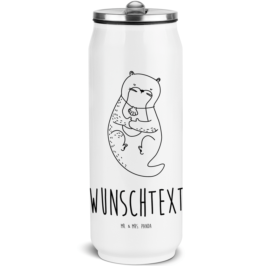 Personalisierte Getränkedosen Trinkflasche Otter Muschel Personalisierte Getränkedose, Personalisierte Trinkflasche, Trinkflasche mit Namen, Otter, Fischotter, Seeotter, Otterliebe, grübeln, träumen, Motivation, Tagträumen, Büro