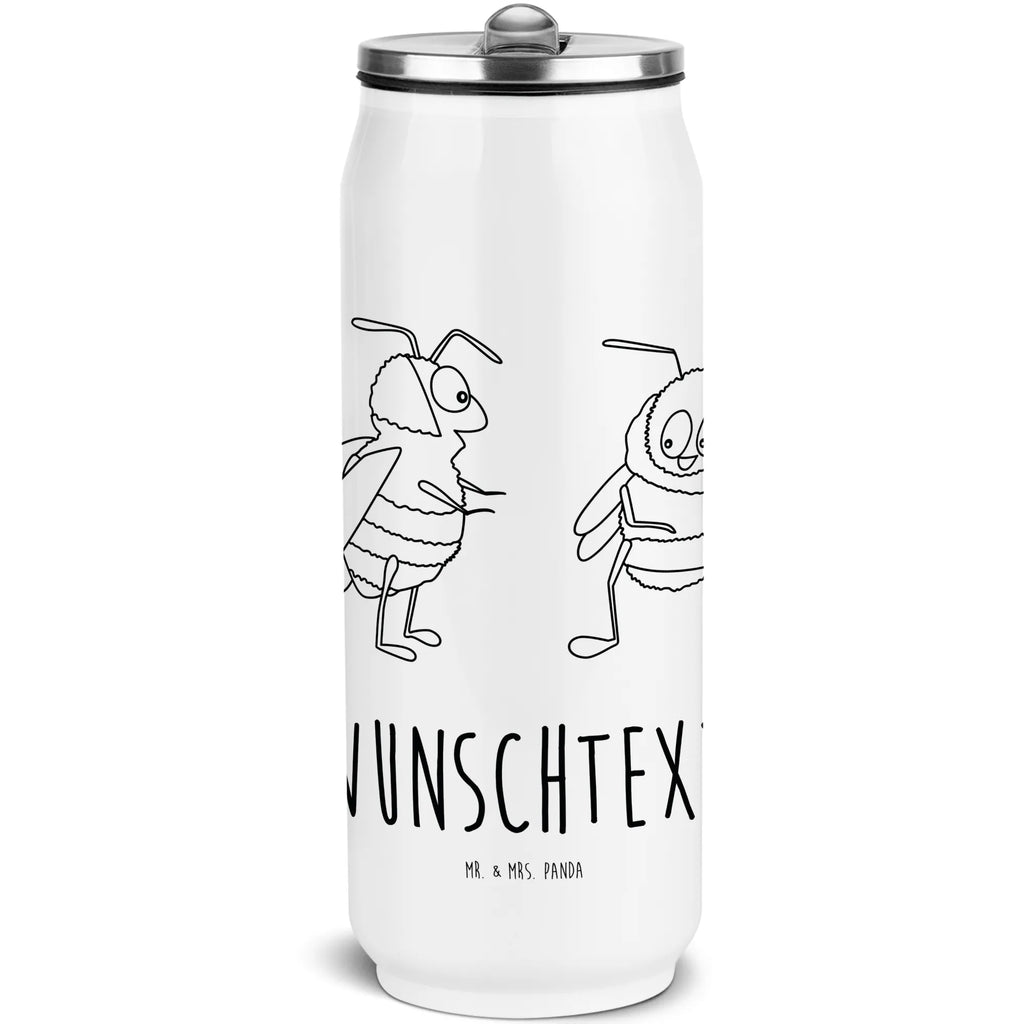 Personalisierte Getränkedosen Trinkflasche Hummeln Kleeblatt Personalisierte Getränkedose, Personalisierte Trinkflasche, Trinkflasche mit Namen, Tiermotive, Gute Laune, lustige Sprüche, Tiere, Hummel, Biene, Spruch positiv, Biene Deko, Spruch schön, glücklich sein, glücklich werden, Spruch fröhlich