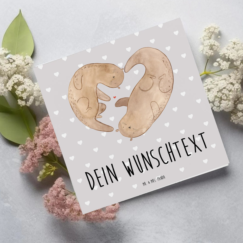 Personalisierte Deluxe Karte Otter Valentine Personalisierte Grußkarte, Personalisiertere Klappkarte, Personalisierte Einladungskarte, Personalisierte Glückwunschkarte, Personalisierte Hochzeitskarte, Personalisierte Geburtstagskarte, Grußkarte mit Namen, Grußkarte selber drucken, Grußkarte selbst gestalten, Grußkarte mit persönlichen Nachrichten, Grußkarte als Geldgeschenk, Grußkarten personalisiert, Personalisierte Karte, Liebe, Partner, Freund, Freundin, Ehemann, Ehefrau, Heiraten, Verlobung, Heiratsantrag, Liebesgeschenk, Jahrestag, Hocheitstag, Valentinstag, Geschenk für Frauen, Hochzeitstag, Mitbringsel, Geschenk für Freundin, Geschenk für Partner, Liebesbeweis, für Männer, für Ehemann