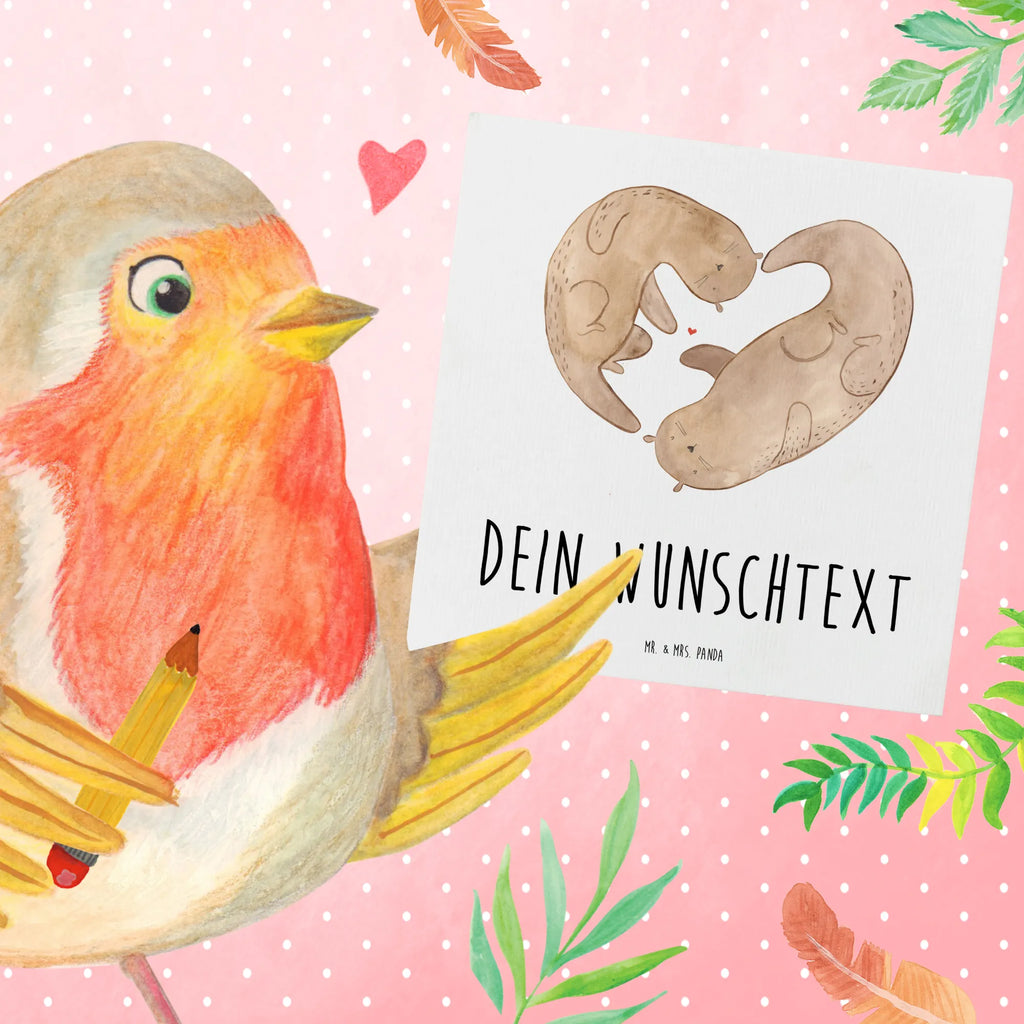 Personalisierte Deluxe Karte Otter Valentine Personalisierte Grußkarte, Personalisiertere Klappkarte, Personalisierte Einladungskarte, Personalisierte Glückwunschkarte, Personalisierte Hochzeitskarte, Personalisierte Geburtstagskarte, Grußkarte mit Namen, Grußkarte selber drucken, Grußkarte selbst gestalten, Grußkarte mit persönlichen Nachrichten, Grußkarte als Geldgeschenk, Grußkarten personalisiert, Personalisierte Karte, Liebe, Partner, Freund, Freundin, Ehemann, Ehefrau, Heiraten, Verlobung, Heiratsantrag, Liebesgeschenk, Jahrestag, Hocheitstag, Valentinstag, Geschenk für Frauen, Hochzeitstag, Mitbringsel, Geschenk für Freundin, Geschenk für Partner, Liebesbeweis, für Männer, für Ehemann