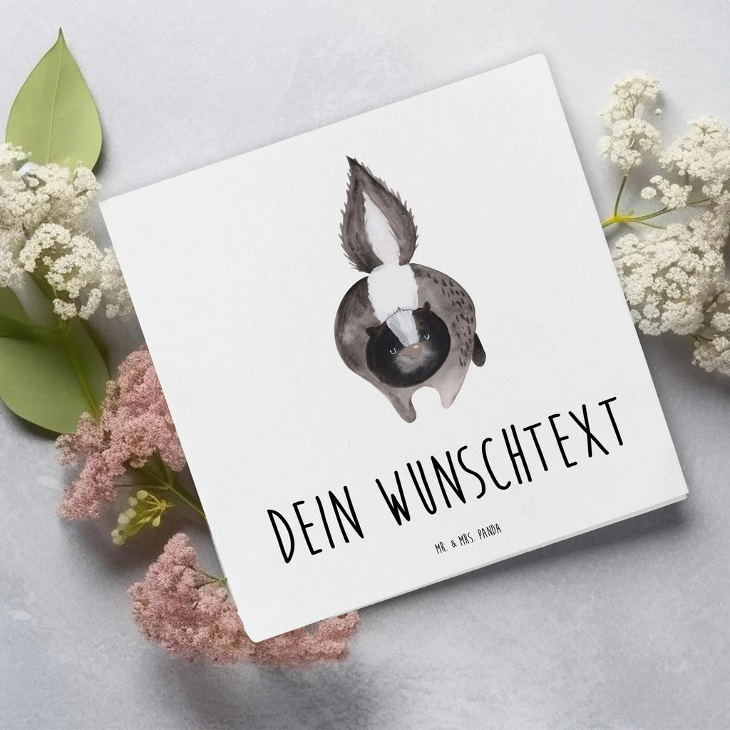 Personalisierte Deluxe Karte Stinktier Angriff Personalisierte Grußkarte, Personalisiertere Klappkarte, Personalisierte Einladungskarte, Personalisierte Glückwunschkarte, Personalisierte Hochzeitskarte, Personalisierte Geburtstagskarte, Grußkarte mit Namen, Grußkarte selber drucken, Grußkarte selbst gestalten, Grußkarte mit persönlichen Nachrichten, Grußkarte als Geldgeschenk, Grußkarten personalisiert, Personalisierte Karte, Stinktier, Skunk, Wildtier, Raubtier, Stinker, Stinki, wütend, Drohung