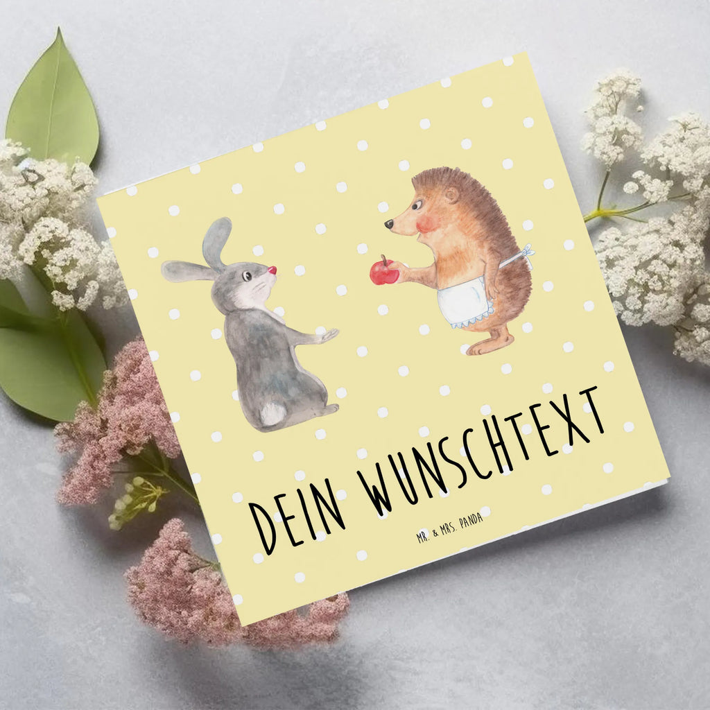 Personalisierte Deluxe Karte Hase Igel Personalisierte Grußkarte, Personalisiertere Klappkarte, Personalisierte Einladungskarte, Personalisierte Glückwunschkarte, Personalisierte Hochzeitskarte, Personalisierte Geburtstagskarte, Grußkarte mit Namen, Grußkarte selber drucken, Grußkarte selbst gestalten, Grußkarte mit persönlichen Nachrichten, Grußkarte als Geldgeschenk, Grußkarten personalisiert, Personalisierte Karte, Tiermotive, Gute Laune, lustige Sprüche, Tiere, Igel und Hase, Igel, Hase, Liebe Spruch, Liebeskummer Geschenk, Herzschmerz, Trösten, Trennungsschmerz, Spruch romantisch