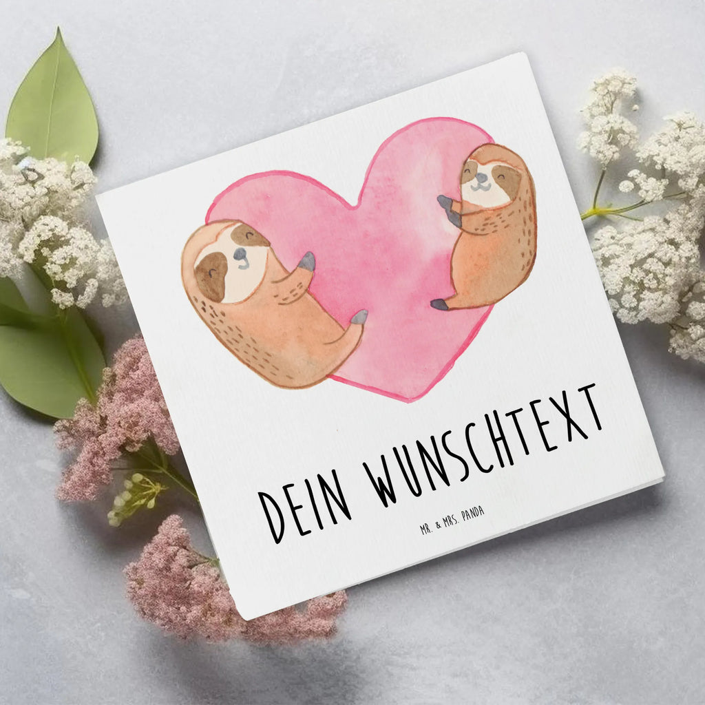 Personalisierte Deluxe Karte Faultiere Herz Personalisierte Grußkarte, Personalisiertere Klappkarte, Personalisierte Einladungskarte, Personalisierte Glückwunschkarte, Personalisierte Hochzeitskarte, Personalisierte Geburtstagskarte, Grußkarte mit Namen, Grußkarte selber drucken, Grußkarte selbst gestalten, Grußkarte mit persönlichen Nachrichten, Grußkarte als Geldgeschenk, Grußkarten personalisiert, Personalisierte Karte, Liebe, Partner, Freund, Freundin, Ehemann, Ehefrau, Heiraten, Verlobung, Heiratsantrag, Liebesgeschenk, Jahrestag, Hocheitstag, Valentinstag, Geschenk für Frauen, Hochzeitstag, Mitbringsel, Geschenk für Freundin, Geschenk für Partner, Liebesbeweis, für Männer, für Ehemann