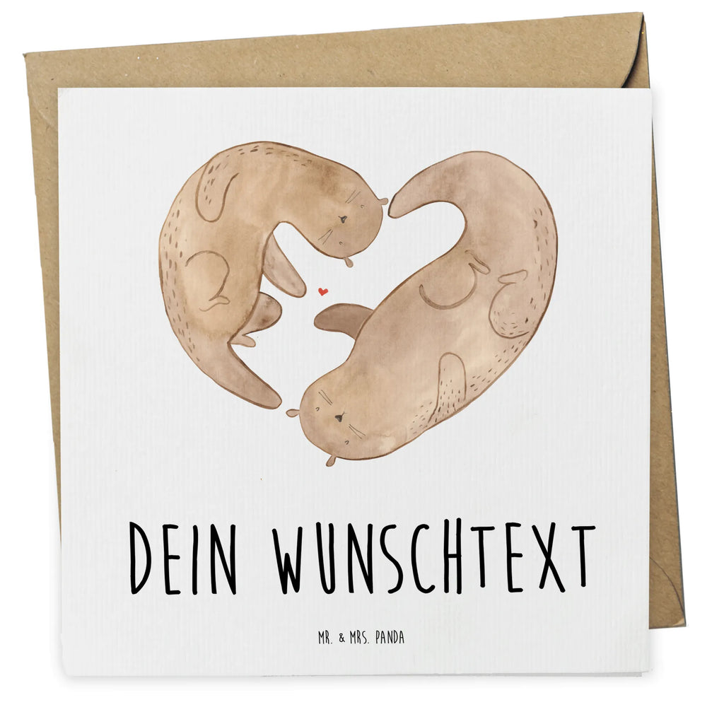 Personalisierte Deluxe Karte Otter Herz Personalisierte Grußkarte, Personalisiertere Klappkarte, Personalisierte Einladungskarte, Personalisierte Glückwunschkarte, Personalisierte Hochzeitskarte, Personalisierte Geburtstagskarte, Grußkarte mit Namen, Grußkarte selber drucken, Grußkarte selbst gestalten, Grußkarte mit persönlichen Nachrichten, Grußkarte als Geldgeschenk, Grußkarten personalisiert, Personalisierte Karte, Otter, Fischotter, Seeotter, Liebe, Herz, Liebesbeweis, Liebesgeschenk, Bessere Hälfte, Love you, Jahrestag, Hochzeitstag, Verlobung, gemeinsames Leben