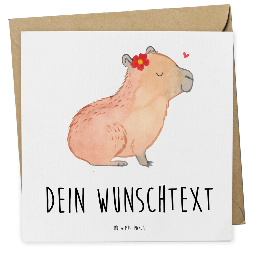 Personalisierte Deluxe Karte Capybara Blume Personalisierte Grußkarte, Personalisiertere Klappkarte, Personalisierte Einladungskarte, Personalisierte Glückwunschkarte, Personalisierte Hochzeitskarte, Personalisierte Geburtstagskarte, Grußkarte mit Namen, Grußkarte selber drucken, Grußkarte selbst gestalten, Grußkarte mit persönlichen Nachrichten, Grußkarte als Geldgeschenk, Grußkarten personalisiert, Personalisierte Karte, Tiermotive, Gute Laune, lustige Sprüche, Tiere, Capybara