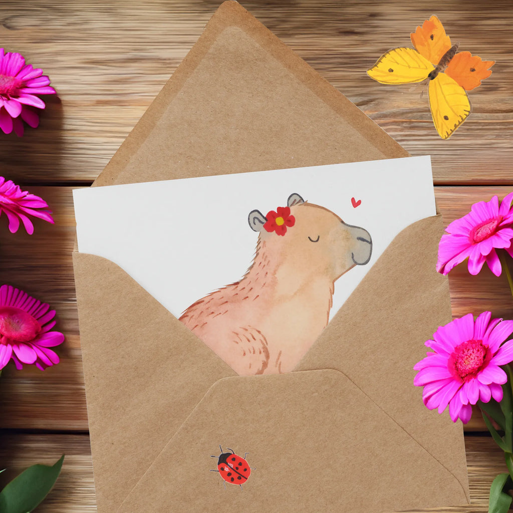 Personalisierte Deluxe Karte Capybara Blume Personalisierte Grußkarte, Personalisiertere Klappkarte, Personalisierte Einladungskarte, Personalisierte Glückwunschkarte, Personalisierte Hochzeitskarte, Personalisierte Geburtstagskarte, Grußkarte mit Namen, Grußkarte selber drucken, Grußkarte selbst gestalten, Grußkarte mit persönlichen Nachrichten, Grußkarte als Geldgeschenk, Grußkarten personalisiert, Personalisierte Karte, Tiermotive, Gute Laune, lustige Sprüche, Tiere, Capybara