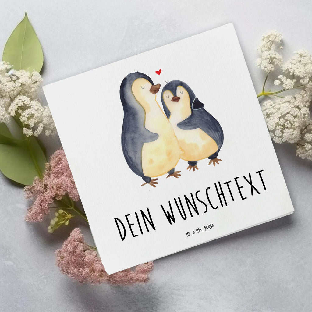 Personalisierte Deluxe Karte Pinguin umarmen Personalisierte Grußkarte, Personalisiertere Klappkarte, Personalisierte Einladungskarte, Personalisierte Glückwunschkarte, Personalisierte Hochzeitskarte, Personalisierte Geburtstagskarte, Grußkarte mit Namen, Grußkarte selber drucken, Grußkarte selbst gestalten, Grußkarte mit persönlichen Nachrichten, Grußkarte als Geldgeschenk, Grußkarten personalisiert, Personalisierte Karte, Pinguin, Liebe, Liebespaar, Liebesbeweis, Liebesgeschenk, Verlobung, Jahrestag, Hochzeitstag, Hochzeit, Hochzeitsgeschenk