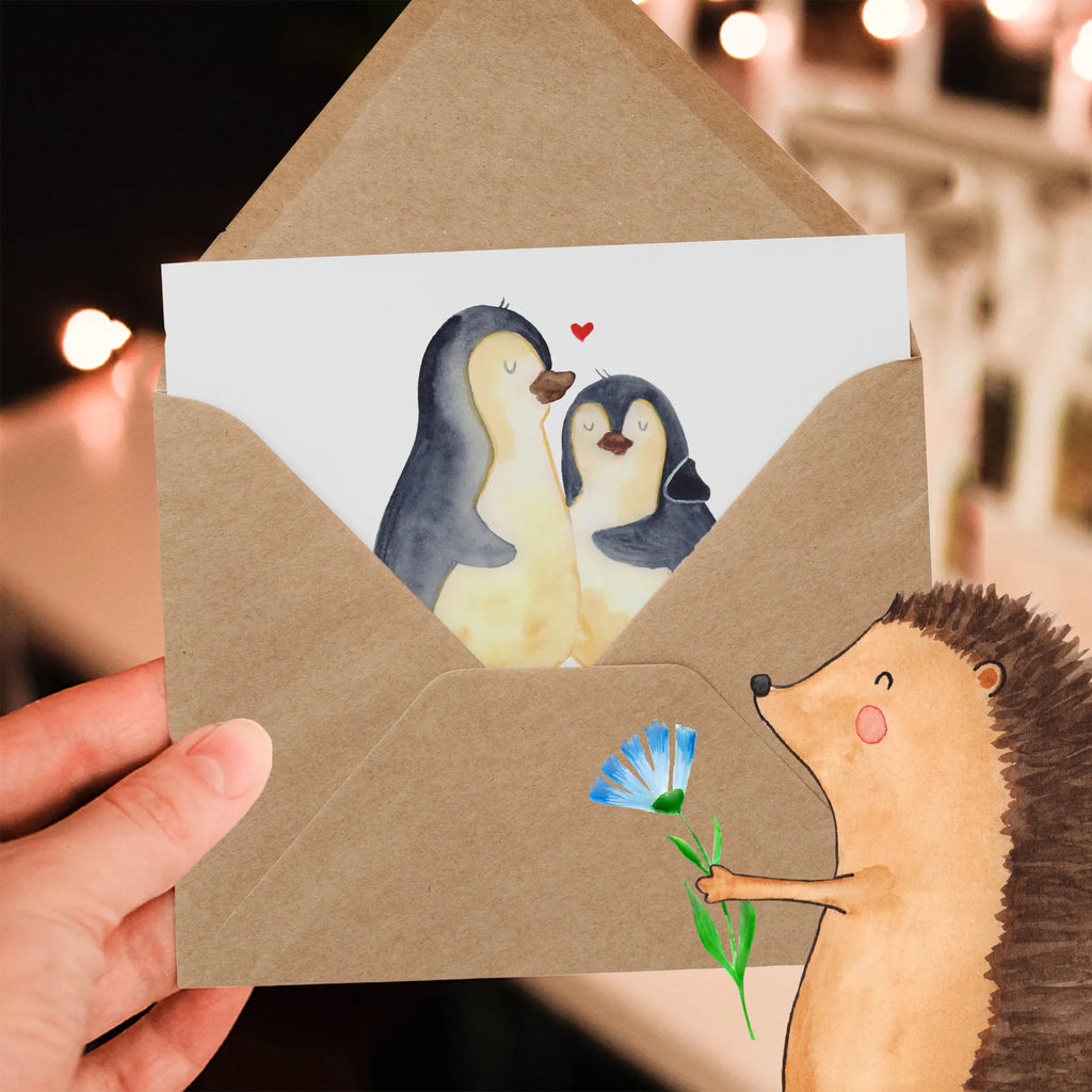 Personalisierte Deluxe Karte Pinguin umarmen Personalisierte Grußkarte, Personalisiertere Klappkarte, Personalisierte Einladungskarte, Personalisierte Glückwunschkarte, Personalisierte Hochzeitskarte, Personalisierte Geburtstagskarte, Grußkarte mit Namen, Grußkarte selber drucken, Grußkarte selbst gestalten, Grußkarte mit persönlichen Nachrichten, Grußkarte als Geldgeschenk, Grußkarten personalisiert, Personalisierte Karte, Pinguin, Liebe, Liebespaar, Liebesbeweis, Liebesgeschenk, Verlobung, Jahrestag, Hochzeitstag, Hochzeit, Hochzeitsgeschenk