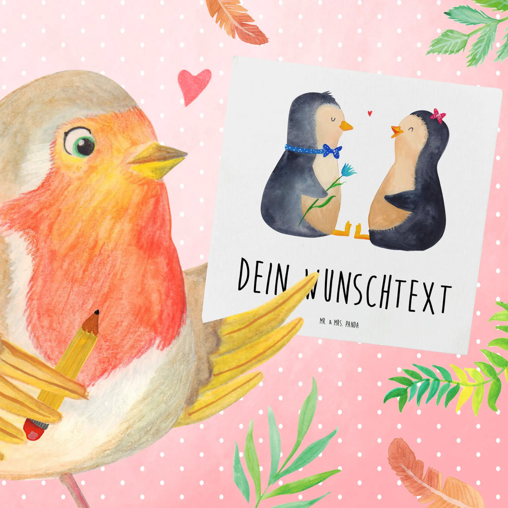 Personalisierte Deluxe Karte Pinguin Pärchen Personalisierte Grußkarte, Personalisiertere Klappkarte, Personalisierte Einladungskarte, Personalisierte Glückwunschkarte, Personalisierte Hochzeitskarte, Personalisierte Geburtstagskarte, Grußkarte mit Namen, Grußkarte selber drucken, Grußkarte selbst gestalten, Grußkarte mit persönlichen Nachrichten, Grußkarte als Geldgeschenk, Grußkarten personalisiert, Personalisierte Karte, Pinguin, Pinguine, Liebe, Liebespaar, Liebesbeweis, Liebesgeschenk, Verlobung, Jahrestag, Hochzeitstag, Hochzeit, Hochzeitsgeschenk, große Liebe, Traumpaar