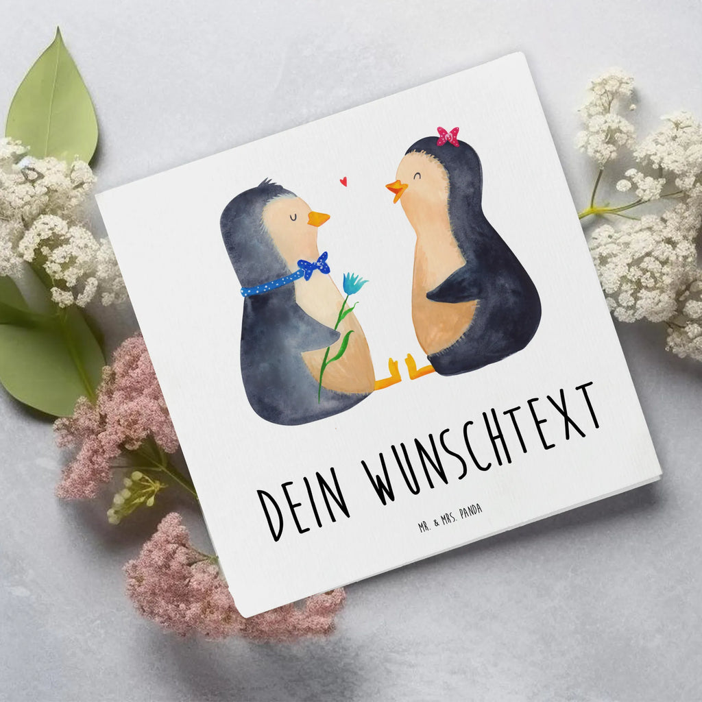 Personalisierte Deluxe Karte Pinguin Pärchen Personalisierte Grußkarte, Personalisiertere Klappkarte, Personalisierte Einladungskarte, Personalisierte Glückwunschkarte, Personalisierte Hochzeitskarte, Personalisierte Geburtstagskarte, Grußkarte mit Namen, Grußkarte selber drucken, Grußkarte selbst gestalten, Grußkarte mit persönlichen Nachrichten, Grußkarte als Geldgeschenk, Grußkarten personalisiert, Personalisierte Karte, Pinguin, Pinguine, Liebe, Liebespaar, Liebesbeweis, Liebesgeschenk, Verlobung, Jahrestag, Hochzeitstag, Hochzeit, Hochzeitsgeschenk, große Liebe, Traumpaar