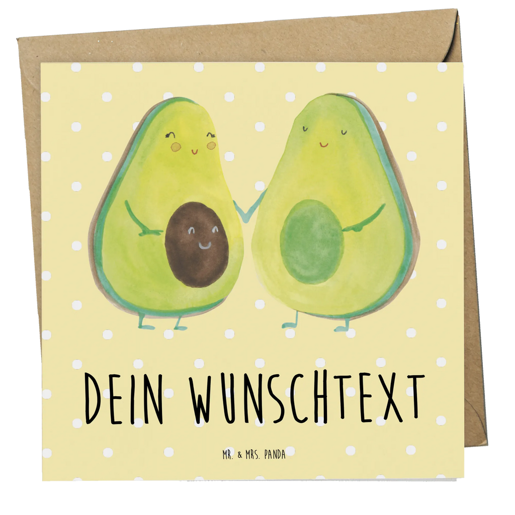 Personalisierte Deluxe Karte Avocado Pärchen Personalisierte Grußkarte, Personalisiertere Klappkarte, Personalisierte Einladungskarte, Personalisierte Glückwunschkarte, Personalisierte Hochzeitskarte, Personalisierte Geburtstagskarte, Grußkarte mit Namen, Grußkarte selber drucken, Grußkarte selbst gestalten, Grußkarte mit persönlichen Nachrichten, Grußkarte als Geldgeschenk, Grußkarten personalisiert, Personalisierte Karte, Avocado, Veggie, Vegan, Gesund, Avocuddle, Liebe, Schwangerschaft, Familie, Babyshower, Babyparty, Hochzeit, Kinder, Avocados, Geburt