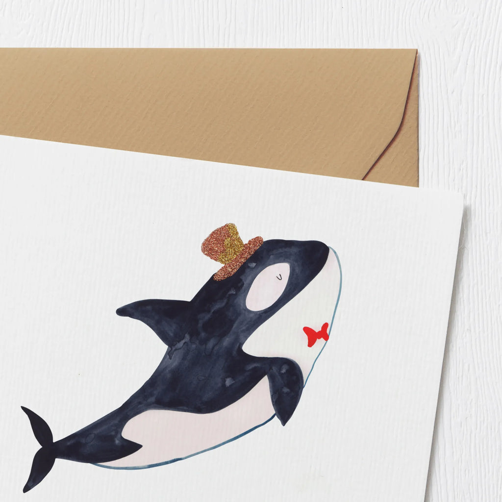 Personalisierte Deluxe Karte Orca Zylinder Personalisierte Grußkarte, Personalisiertere Klappkarte, Personalisierte Einladungskarte, Personalisierte Glückwunschkarte, Personalisierte Hochzeitskarte, Personalisierte Geburtstagskarte, Grußkarte mit Namen, Grußkarte selber drucken, Grußkarte selbst gestalten, Grußkarte mit persönlichen Nachrichten, Grußkarte als Geldgeschenk, Grußkarten personalisiert, Personalisierte Karte, Meerestiere, Meer, Urlaub, Narwal, Glitter, Konfetti, Glitzer, Geburtstag, Feier, Fete, Fest, Glückwunsch, Orca