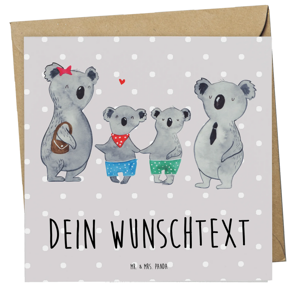 Personalisierte Deluxe Karte Koala Familie zwei Personalisierte Grußkarte, Personalisiertere Klappkarte, Personalisierte Einladungskarte, Personalisierte Glückwunschkarte, Personalisierte Hochzeitskarte, Personalisierte Geburtstagskarte, Grußkarte mit Namen, Grußkarte selber drucken, Grußkarte selbst gestalten, Grußkarte mit persönlichen Nachrichten, Grußkarte als Geldgeschenk, Grußkarten personalisiert, Personalisierte Karte, Familie, Vatertag, Muttertag, Bruder, Schwester, Mama, Papa, Oma, Opa, Koala, Koalabär, beste Familie, Familienzeit, Familienleben, Koalafamilie, Lieblingsfamilie