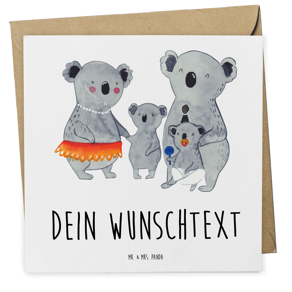 Personalisierte Deluxe Karte Koala Familie Personalisierte Grußkarte, Personalisiertere Klappkarte, Personalisierte Einladungskarte, Personalisierte Glückwunschkarte, Personalisierte Hochzeitskarte, Personalisierte Geburtstagskarte, Grußkarte mit Namen, Grußkarte selber drucken, Grußkarte selbst gestalten, Grußkarte mit persönlichen Nachrichten, Grußkarte als Geldgeschenk, Grußkarten personalisiert, Personalisierte Karte, Familie, Vatertag, Muttertag, Bruder, Schwester, Mama, Papa, Oma, Opa, Koala, Koalas, Family, Kinder, Geschwister, Familienleben