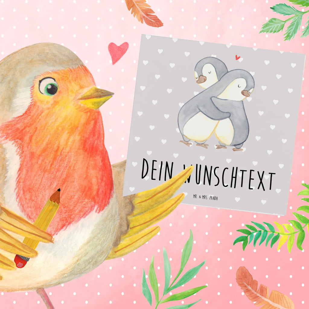 Personalisierte Deluxe Karte Pinguine Kuscheln Personalisierte Grußkarte, Personalisiertere Klappkarte, Personalisierte Einladungskarte, Personalisierte Glückwunschkarte, Personalisierte Hochzeitskarte, Personalisierte Geburtstagskarte, Grußkarte mit Namen, Grußkarte selber drucken, Grußkarte selbst gestalten, Grußkarte mit persönlichen Nachrichten, Grußkarte als Geldgeschenk, Grußkarten personalisiert, Personalisierte Karte, Liebe, Partner, Freund, Freundin, Ehemann, Ehefrau, Heiraten, Verlobung, Heiratsantrag, Liebesgeschenk, Jahrestag, Hocheitstag, Valentinstag, Geschenk für Frauen, Hochzeitstag, Mitbringsel, Geschenk für Freundin, Geschenk für Partner, Liebesbeweis, für Männer, für Ehemann