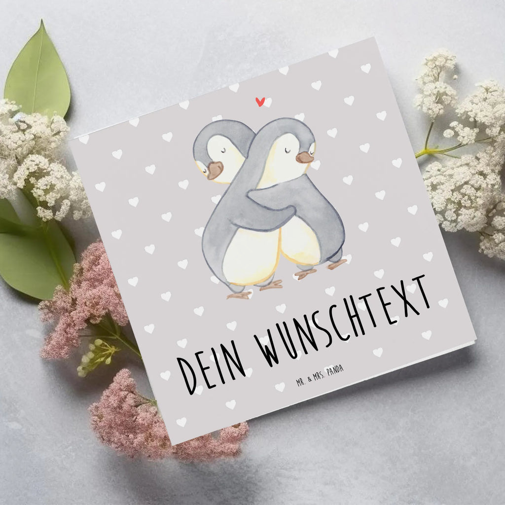 Personalisierte Deluxe Karte Pinguine Kuscheln Personalisierte Grußkarte, Personalisiertere Klappkarte, Personalisierte Einladungskarte, Personalisierte Glückwunschkarte, Personalisierte Hochzeitskarte, Personalisierte Geburtstagskarte, Grußkarte mit Namen, Grußkarte selber drucken, Grußkarte selbst gestalten, Grußkarte mit persönlichen Nachrichten, Grußkarte als Geldgeschenk, Grußkarten personalisiert, Personalisierte Karte, Liebe, Partner, Freund, Freundin, Ehemann, Ehefrau, Heiraten, Verlobung, Heiratsantrag, Liebesgeschenk, Jahrestag, Hocheitstag, Valentinstag, Geschenk für Frauen, Hochzeitstag, Mitbringsel, Geschenk für Freundin, Geschenk für Partner, Liebesbeweis, für Männer, für Ehemann