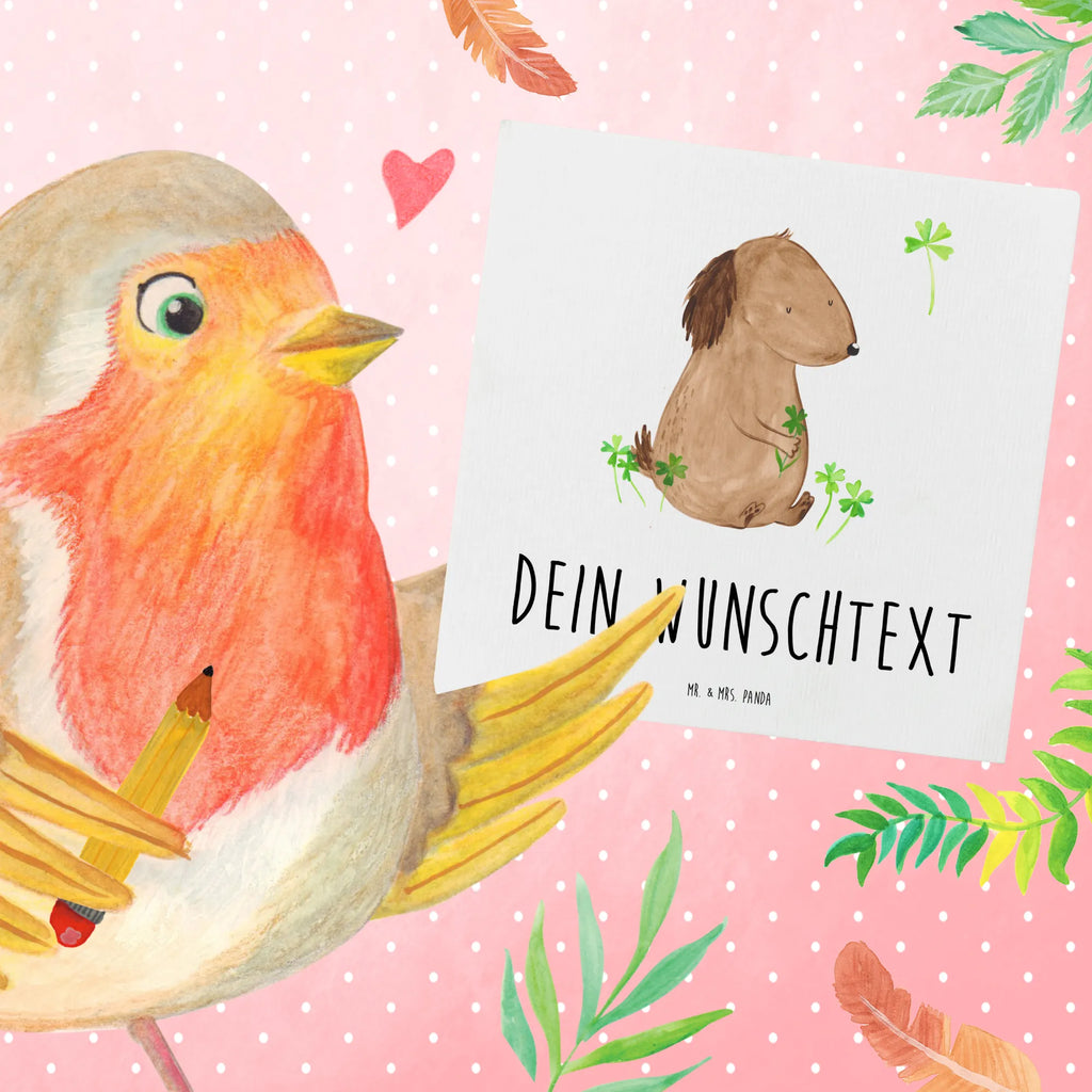 Personalisierte Deluxe Karte Hund Kleeblatt Personalisierte Grußkarte, Personalisiertere Klappkarte, Personalisierte Einladungskarte, Personalisierte Glückwunschkarte, Personalisierte Hochzeitskarte, Personalisierte Geburtstagskarte, Grußkarte mit Namen, Grußkarte selber drucken, Grußkarte selbst gestalten, Grußkarte mit persönlichen Nachrichten, Grußkarte als Geldgeschenk, Grußkarten personalisiert, Personalisierte Karte, Hund, Hundemotiv, Haustier, Hunderasse, Tierliebhaber, Hundebesitzer, Sprüche, Kleeblatt, Glück, Tagträume, Motivation, Neuanfang, Geschenk, Glücksbringer, Selbstliebe, Achtsamkeit