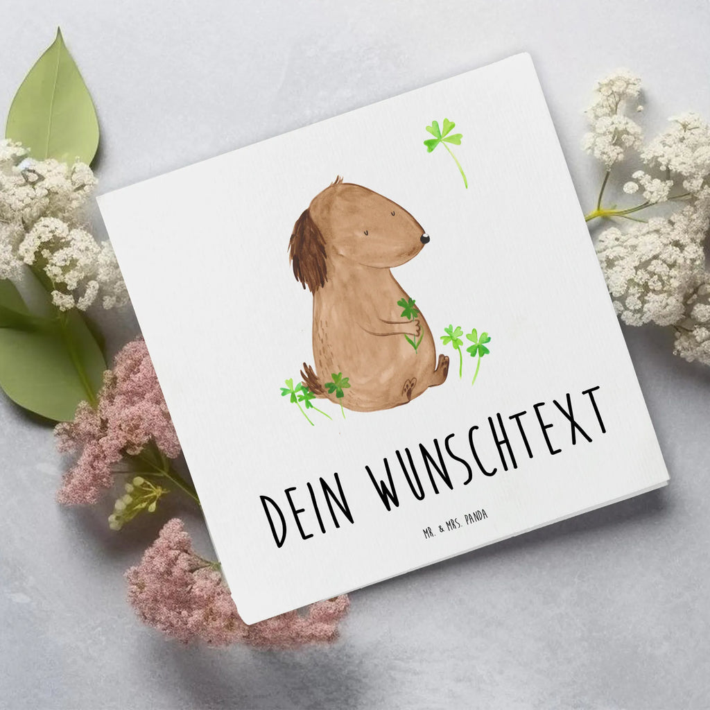 Personalisierte Deluxe Karte Hund Kleeblatt Personalisierte Grußkarte, Personalisiertere Klappkarte, Personalisierte Einladungskarte, Personalisierte Glückwunschkarte, Personalisierte Hochzeitskarte, Personalisierte Geburtstagskarte, Grußkarte mit Namen, Grußkarte selber drucken, Grußkarte selbst gestalten, Grußkarte mit persönlichen Nachrichten, Grußkarte als Geldgeschenk, Grußkarten personalisiert, Personalisierte Karte, Hund, Hundemotiv, Haustier, Hunderasse, Tierliebhaber, Hundebesitzer, Sprüche, Kleeblatt, Glück, Tagträume, Motivation, Neuanfang, Geschenk, Glücksbringer, Selbstliebe, Achtsamkeit