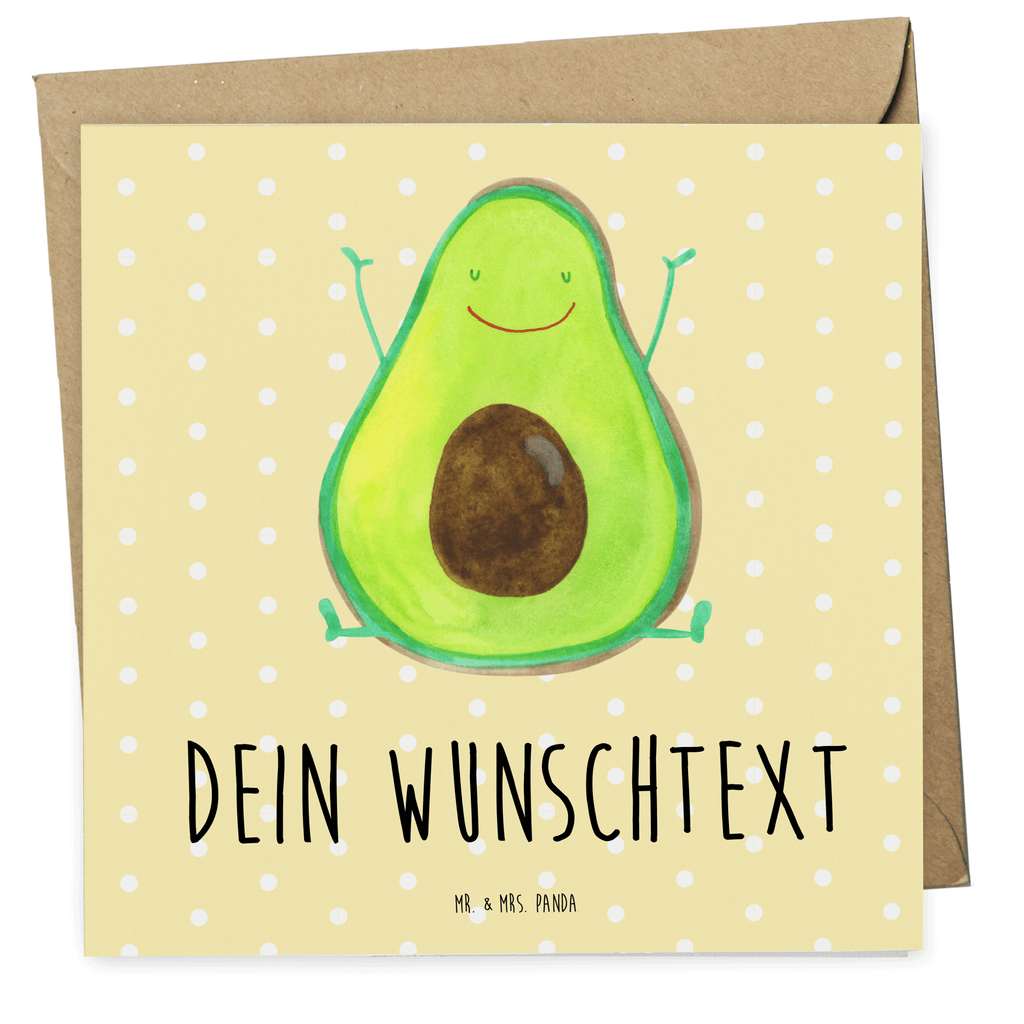 Personalisierte Deluxe Karte Avocado Glücklich Personalisierte Grußkarte, Personalisiertere Klappkarte, Personalisierte Einladungskarte, Personalisierte Glückwunschkarte, Personalisierte Hochzeitskarte, Personalisierte Geburtstagskarte, Grußkarte mit Namen, Grußkarte selber drucken, Grußkarte selbst gestalten, Grußkarte mit persönlichen Nachrichten, Grußkarte als Geldgeschenk, Grußkarten personalisiert, Personalisierte Karte, Avocado, Veggie, Vegan, Gesund, Chaos