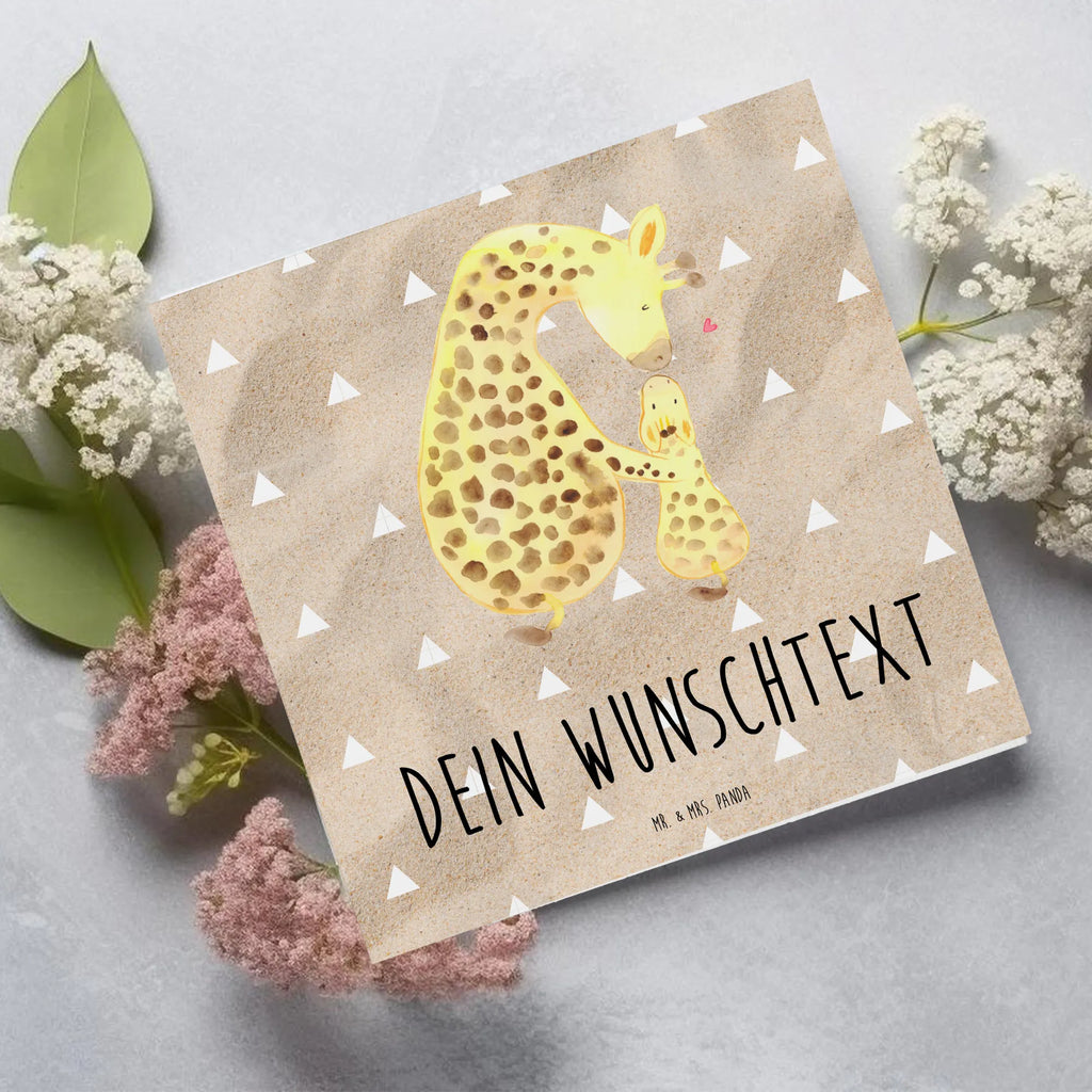 Personalisierte Deluxe Karte Giraffe Kind Personalisierte Grußkarte, Personalisiertere Klappkarte, Personalisierte Einladungskarte, Personalisierte Glückwunschkarte, Personalisierte Hochzeitskarte, Personalisierte Geburtstagskarte, Grußkarte mit Namen, Grußkarte selber drucken, Grußkarte selbst gestalten, Grußkarte mit persönlichen Nachrichten, Grußkarte als Geldgeschenk, Grußkarten personalisiert, Personalisierte Karte, Afrika, Wildtiere, Giraffe, Kind, Mutter, Mama, Tochter, Sohn, Lieblingsmensch