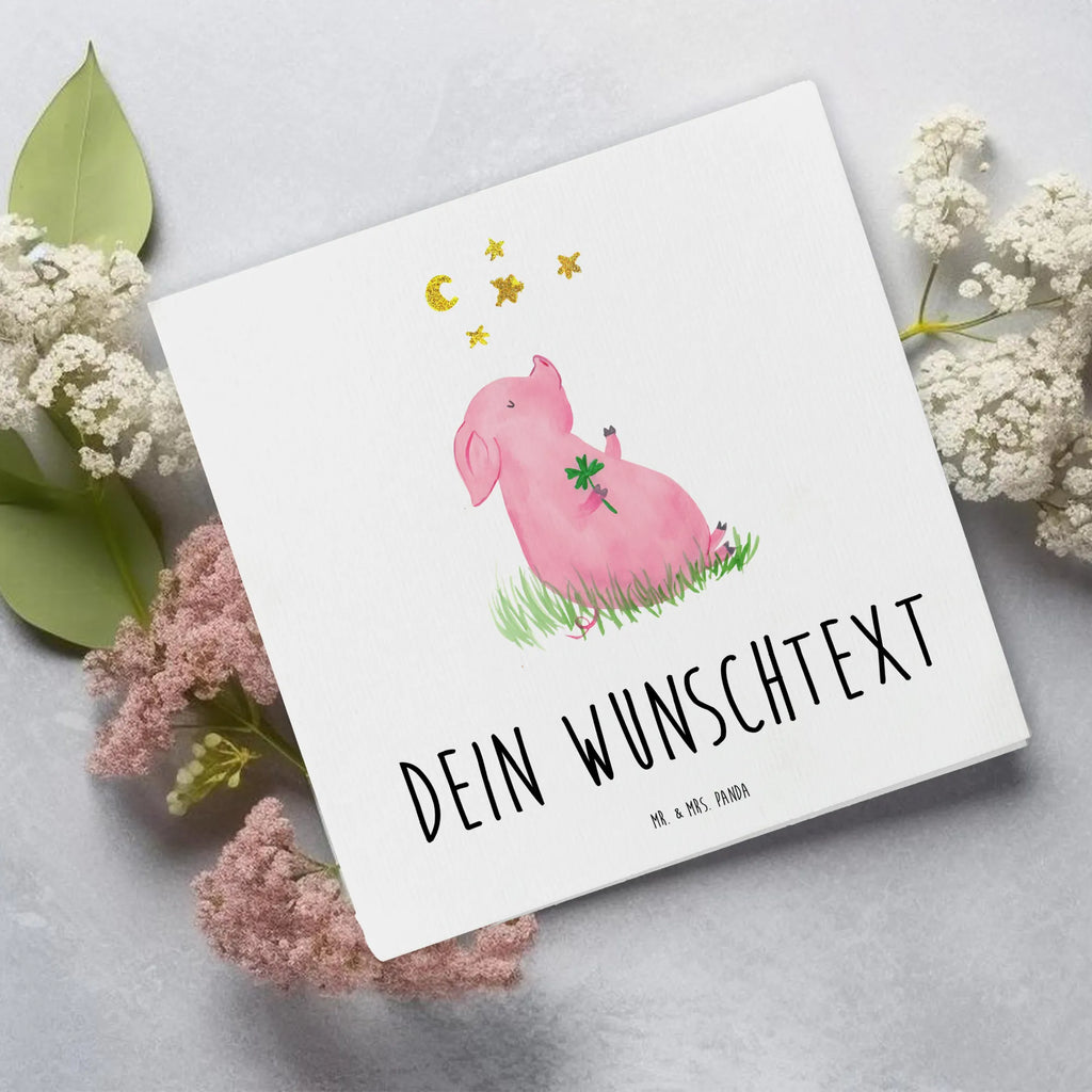 Personalisierte Deluxe Karte Schwein Glück Personalisierte Grußkarte, Personalisiertere Klappkarte, Personalisierte Einladungskarte, Personalisierte Glückwunschkarte, Personalisierte Hochzeitskarte, Personalisierte Geburtstagskarte, Grußkarte mit Namen, Grußkarte selber drucken, Grußkarte selbst gestalten, Grußkarte mit persönlichen Nachrichten, Grußkarte als Geldgeschenk, Grußkarten personalisiert, Personalisierte Karte, Tiermotive, Gute Laune, lustige Sprüche, Tiere, Glücksschwein. Glück, Schwein, Schweinchen, Sterne, Sernchen, Ziele, Träume, Motivation, Glücksbringer