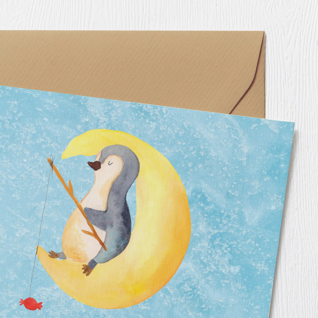 Personalisierte Deluxe Karte Pinguin Mond Personalisierte Grußkarte, Personalisiertere Klappkarte, Personalisierte Einladungskarte, Personalisierte Glückwunschkarte, Personalisierte Hochzeitskarte, Personalisierte Geburtstagskarte, Grußkarte mit Namen, Grußkarte selber drucken, Grußkarte selbst gestalten, Grußkarte mit persönlichen Nachrichten, Grußkarte als Geldgeschenk, Grußkarten personalisiert, Personalisierte Karte, Pinguin, Pinguine, Spruch, schlafen, Nachtruhe, Einschlafen, Schlafzimmer, Schlafstörungen, Gästezimmer