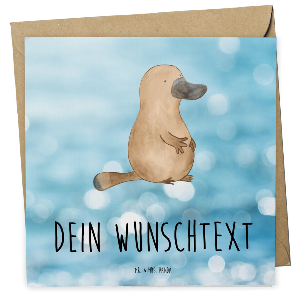 Personalisierte Deluxe Karte Schnabeltier Mut Personalisierte Grußkarte, Personalisiertere Klappkarte, Personalisierte Einladungskarte, Personalisierte Glückwunschkarte, Personalisierte Hochzeitskarte, Personalisierte Geburtstagskarte, Grußkarte mit Namen, Grußkarte selber drucken, Grußkarte selbst gestalten, Grußkarte mit persönlichen Nachrichten, Grußkarte als Geldgeschenk, Grußkarten personalisiert, Personalisierte Karte, Meerestiere, Meer, Urlaub, Schnabeltier, Mut, mutig, Lebensweisheit, Schnabeltiere, Motivation, Training, Büro, Arbeit, Neuanfang, Neustart, Weltreise, Raodtrip