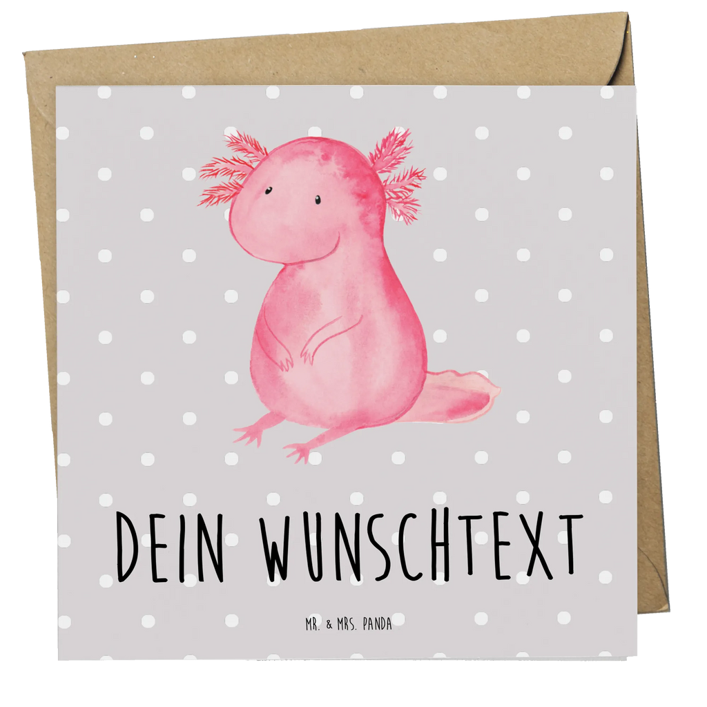 Personalisierte Deluxe Karte Axolotl null Personalisierte Grußkarte, Personalisiertere Klappkarte, Personalisierte Einladungskarte, Personalisierte Glückwunschkarte, Personalisierte Hochzeitskarte, Personalisierte Geburtstagskarte, Grußkarte mit Namen, Grußkarte selber drucken, Grußkarte selbst gestalten, Grußkarte mit persönlichen Nachrichten, Grußkarte als Geldgeschenk, Grußkarten personalisiert, Personalisierte Karte, Axolotl, Molch, Axolot, vergnügt, fröhlich, zufrieden, Lebensstil, Weisheit, Lebensweisheit, Liebe, Freundin