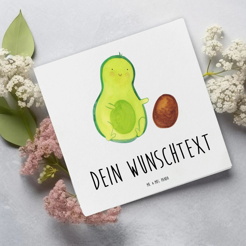 Personalisierte Deluxe Karte Avocado Kern rollt Personalisierte Grußkarte, Personalisiertere Klappkarte, Personalisierte Einladungskarte, Personalisierte Glückwunschkarte, Personalisierte Hochzeitskarte, Personalisierte Geburtstagskarte, Grußkarte mit Namen, Grußkarte selber drucken, Grußkarte selbst gestalten, Grußkarte mit persönlichen Nachrichten, Grußkarte als Geldgeschenk, Grußkarten personalisiert, Personalisierte Karte, Avocado, Veggie, Vegan, Gesund, Avocados, Schwanger, Geburt, Geburtstag, Säugling, Kind, erstes Kind, zur Geburt, Schwangerschaft, Babyparty, Baby, große Liebe, Liebe, Love