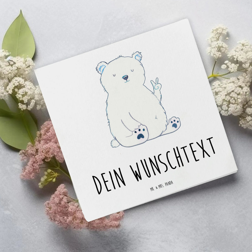 Personalisierte Deluxe Karte Eisbär Faul Personalisierte Grußkarte, Personalisiertere Klappkarte, Personalisierte Einladungskarte, Personalisierte Glückwunschkarte, Personalisierte Hochzeitskarte, Personalisierte Geburtstagskarte, Grußkarte mit Namen, Grußkarte selber drucken, Grußkarte selbst gestalten, Grußkarte mit persönlichen Nachrichten, Grußkarte als Geldgeschenk, Grußkarten personalisiert, Personalisierte Karte, Bär, Teddy, Teddybär, Eisbär, Nordpol, Faul, Entspannen, Relaxen, Büro, Arbeit, Bürojob, Arbeitsplatz, Homeoffice