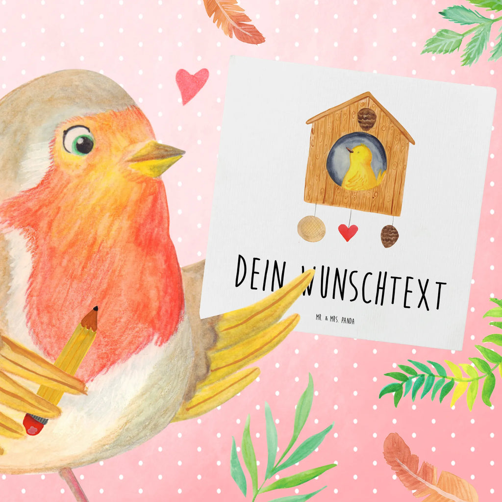 Personalisierte Deluxe Karte Vogel Haus Personalisierte Grußkarte, Personalisiertere Klappkarte, Personalisierte Einladungskarte, Personalisierte Glückwunschkarte, Personalisierte Hochzeitskarte, Personalisierte Geburtstagskarte, Grußkarte mit Namen, Grußkarte selber drucken, Grußkarte selbst gestalten, Grußkarte mit persönlichen Nachrichten, Grußkarte als Geldgeschenk, Grußkarten personalisiert, Personalisierte Karte, Tiermotive, Gute Laune, lustige Sprüche, Tiere, Vogel, Vögel, Vogelhaus, Vogelhäuschen, Home sweet home, Zuhause, Nest, Eigenheim, Familie, Wohnung, Haus, unser Haus, Lieblingsort, Castle