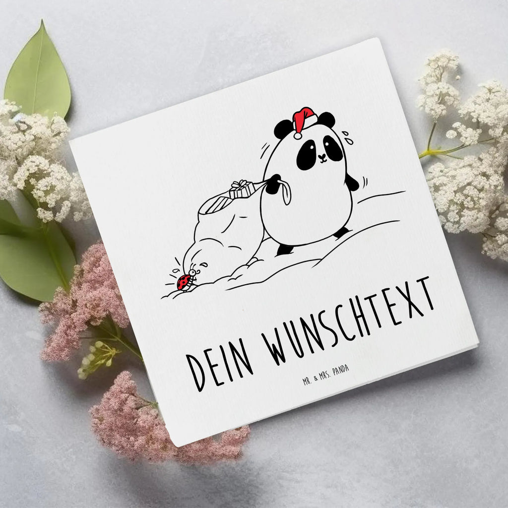 Personalisierte Deluxe Karte Panda Weihnachten Personalisierte Grußkarte, Personalisiertere Klappkarte, Personalisierte Einladungskarte, Personalisierte Glückwunschkarte, Personalisierte Hochzeitskarte, Personalisierte Geburtstagskarte, Grußkarte mit Namen, Grußkarte selber drucken, Grußkarte selbst gestalten, Grußkarte mit persönlichen Nachrichten, Grußkarte als Geldgeschenk, Grußkarten personalisiert, Personalisierte Karte