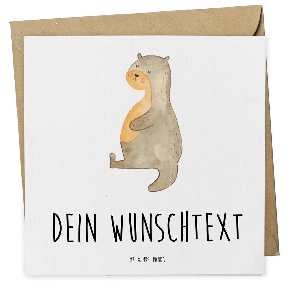 Personalisierte Deluxe Karte Otter Bauch Personalisierte Grußkarte, Personalisiertere Klappkarte, Personalisierte Einladungskarte, Personalisierte Glückwunschkarte, Personalisierte Hochzeitskarte, Personalisierte Geburtstagskarte, Grußkarte mit Namen, Grußkarte selber drucken, Grußkarte selbst gestalten, Grußkarte mit persönlichen Nachrichten, Grußkarte als Geldgeschenk, Grußkarten personalisiert, Personalisierte Karte, Otter, Fischotter, Seeotter, Otter Seeotter See Otter