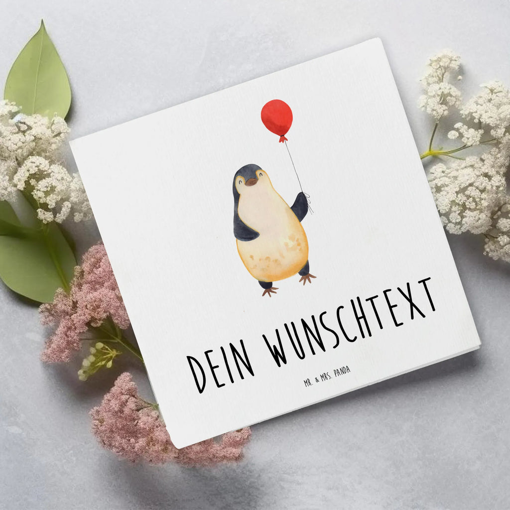 Personalisierte Deluxe Karte Pinguin Luftballon Personalisierte Grußkarte, Personalisiertere Klappkarte, Personalisierte Einladungskarte, Personalisierte Glückwunschkarte, Personalisierte Hochzeitskarte, Personalisierte Geburtstagskarte, Grußkarte mit Namen, Grußkarte selber drucken, Grußkarte selbst gestalten, Grußkarte mit persönlichen Nachrichten, Grußkarte als Geldgeschenk, Grußkarten personalisiert, Personalisierte Karte, Pinguin, Pinguine, Luftballon, Tagträume, Lebenslust, Geschenk Freundin, Geschenkidee, beste Freundin, Motivation, Neustart, neues Leben, Liebe, Glück