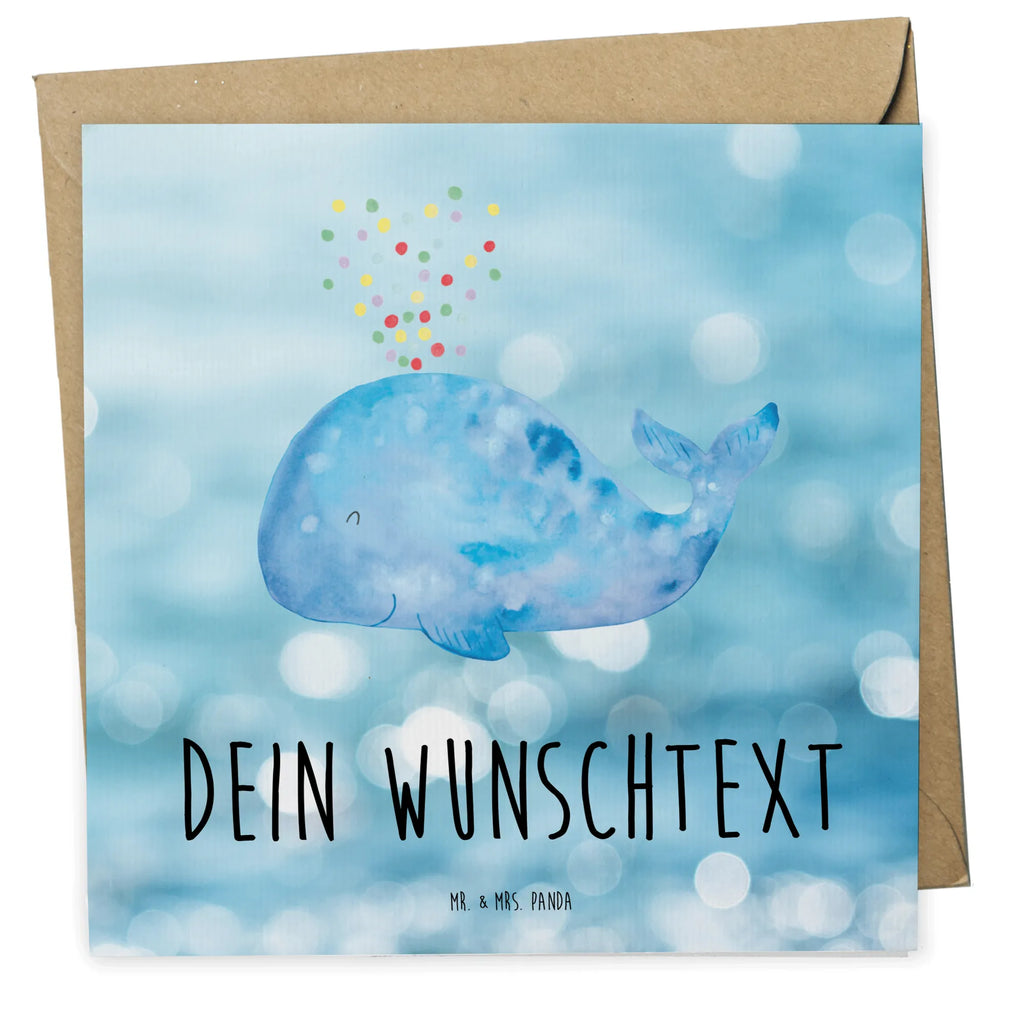 Personalisierte Deluxe Karte Wal Konfetti Personalisierte Grußkarte, Personalisiertere Klappkarte, Personalisierte Einladungskarte, Personalisierte Glückwunschkarte, Personalisierte Hochzeitskarte, Personalisierte Geburtstagskarte, Grußkarte mit Namen, Grußkarte selber drucken, Grußkarte selbst gestalten, Grußkarte mit persönlichen Nachrichten, Grußkarte als Geldgeschenk, Grußkarten personalisiert, Personalisierte Karte, Meerestiere, Meer, Urlaub, Wal, Konfetti, Wale, Motivation, Neuanfang, Trennung, Diät, Abnehmen, Neustart, Lebensabschnitt, Geburtstag