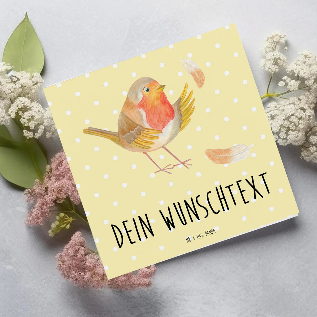 Personalisierte Deluxe Karte Rotkehlchen Federn Personalisierte Grußkarte, Personalisiertere Klappkarte, Personalisierte Einladungskarte, Personalisierte Glückwunschkarte, Personalisierte Hochzeitskarte, Personalisierte Geburtstagskarte, Grußkarte mit Namen, Grußkarte selber drucken, Grußkarte selbst gestalten, Grußkarte mit persönlichen Nachrichten, Grußkarte als Geldgeschenk, Grußkarten personalisiert, Personalisierte Karte, Tiermotive, Gute Laune, lustige Sprüche, Tiere, What if i fall, Rotkehlchen, Spruch Motivation, Spruch Mut, Vogel, Motivation Sprüche, Motivationsbilder, fliegen