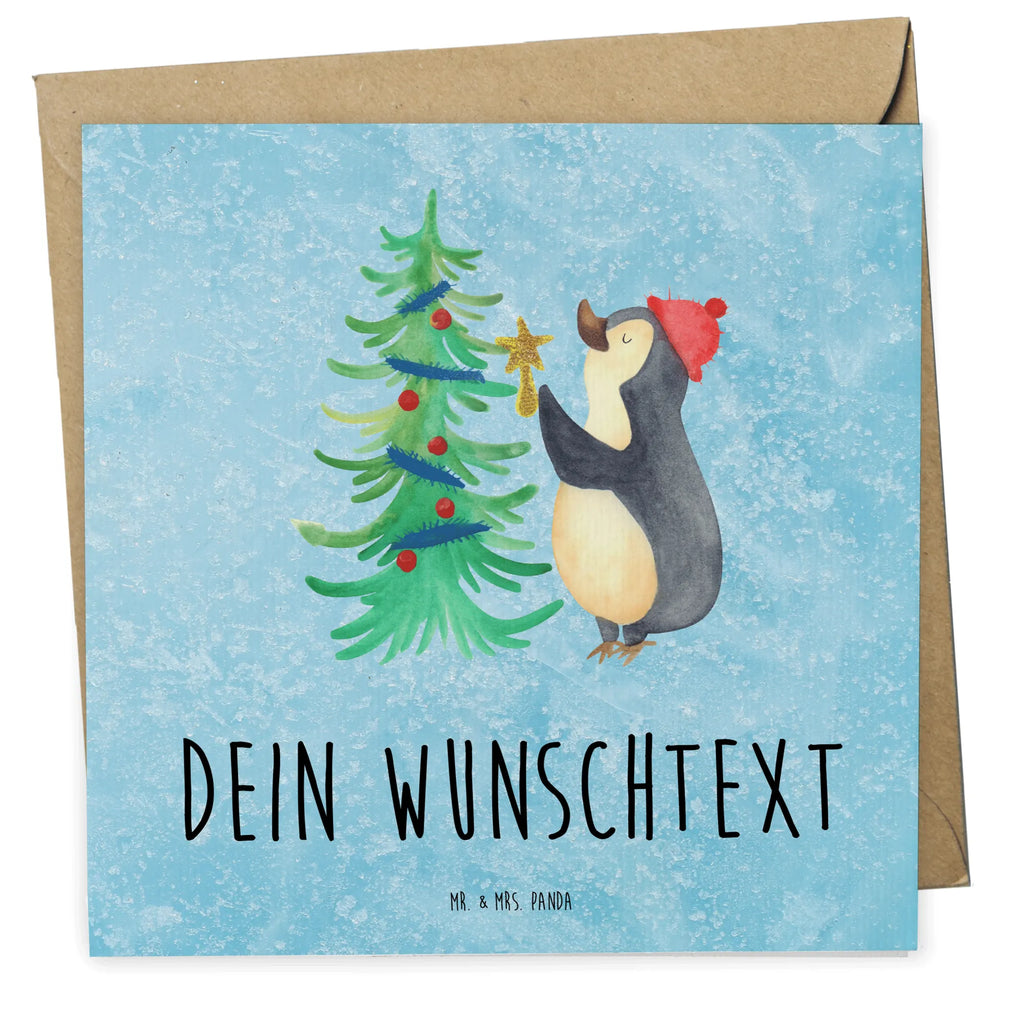 Personalisierte Deluxe Karte Pinguin Weihnachtsbaum Personalisierte Grußkarte, Personalisiertere Klappkarte, Personalisierte Einladungskarte, Personalisierte Glückwunschkarte, Personalisierte Hochzeitskarte, Personalisierte Geburtstagskarte, Grußkarte mit Namen, Grußkarte selber drucken, Grußkarte selbst gestalten, Grußkarte mit persönlichen Nachrichten, Grußkarte als Geldgeschenk, Grußkarten personalisiert, Personalisierte Karte, Winter, Weihnachten, Weihnachtsdeko, Nikolaus, Advent, Heiligabend, Wintermotiv, Pinguin