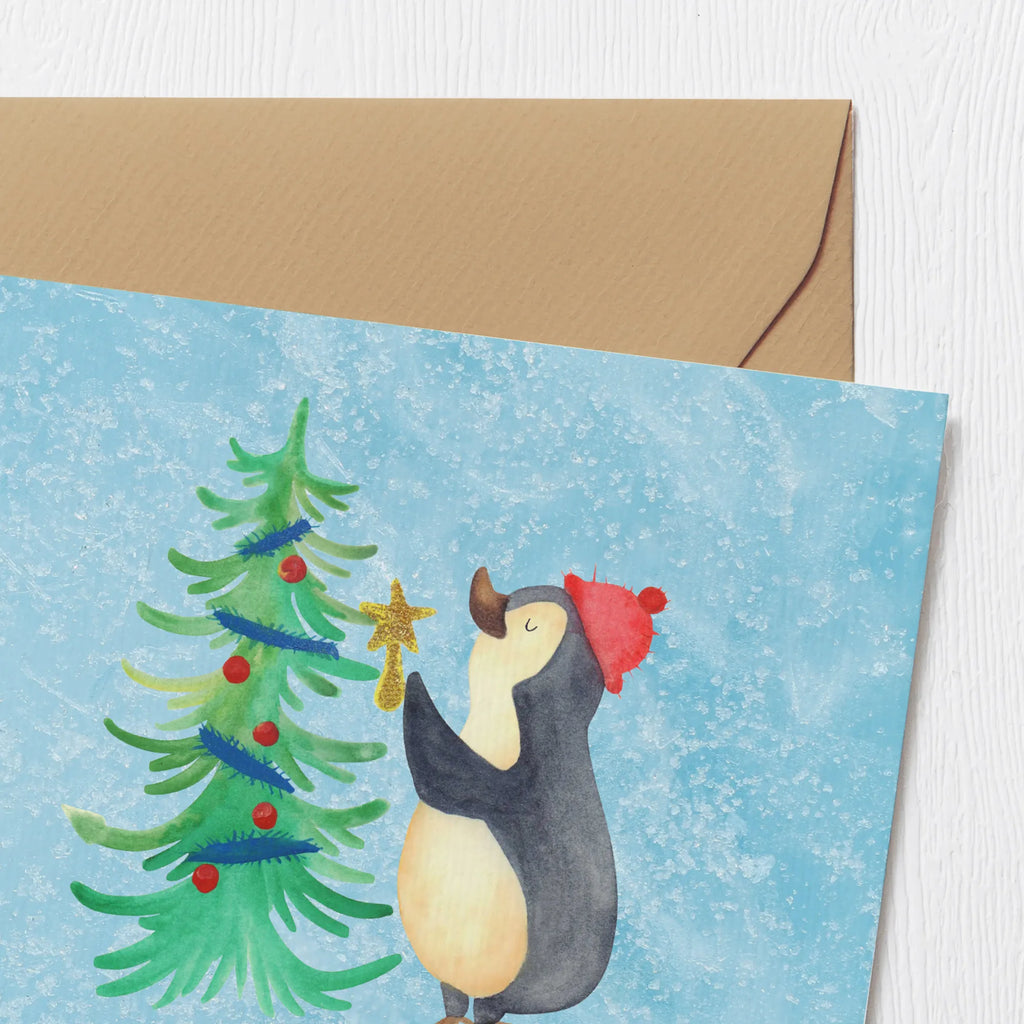 Personalisierte Deluxe Karte Pinguin Weihnachtsbaum Personalisierte Grußkarte, Personalisiertere Klappkarte, Personalisierte Einladungskarte, Personalisierte Glückwunschkarte, Personalisierte Hochzeitskarte, Personalisierte Geburtstagskarte, Grußkarte mit Namen, Grußkarte selber drucken, Grußkarte selbst gestalten, Grußkarte mit persönlichen Nachrichten, Grußkarte als Geldgeschenk, Grußkarten personalisiert, Personalisierte Karte, Winter, Weihnachten, Weihnachtsdeko, Nikolaus, Advent, Heiligabend, Wintermotiv, Pinguin