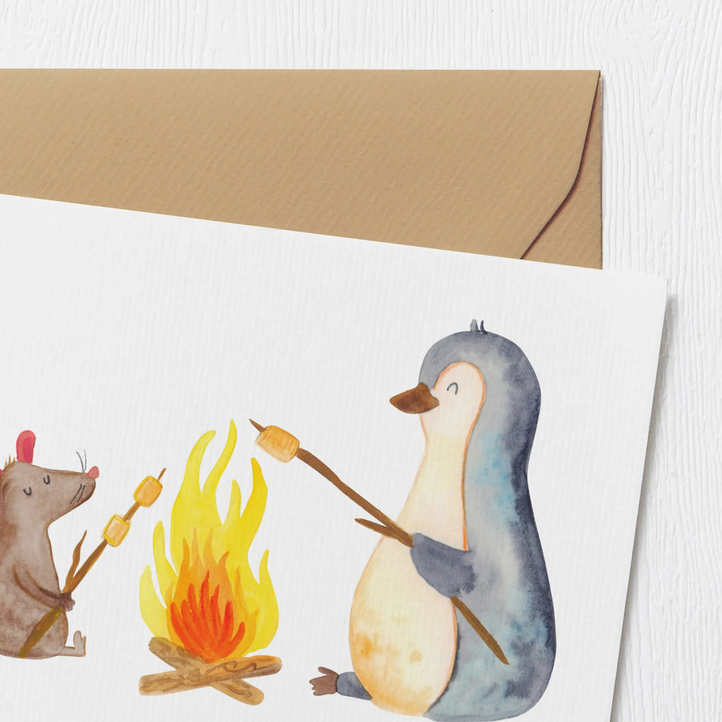 Personalisierte Deluxe Karte Pinguin Lagerfeuer Personalisierte Grußkarte, Personalisiertere Klappkarte, Personalisierte Einladungskarte, Personalisierte Glückwunschkarte, Personalisierte Hochzeitskarte, Personalisierte Geburtstagskarte, Grußkarte mit Namen, Grußkarte selber drucken, Grußkarte selbst gestalten, Grußkarte mit persönlichen Nachrichten, Grußkarte als Geldgeschenk, Grußkarten personalisiert, Personalisierte Karte, Pinguin, Maus, Pinguine, Lagerfeuer, Leben, Arbeit, Job, Motivation, Büro, Büroalltag, Lebensspruch, Lebensmotivation, Neustart, Liebe, grillen, Feuer, Marshmallows