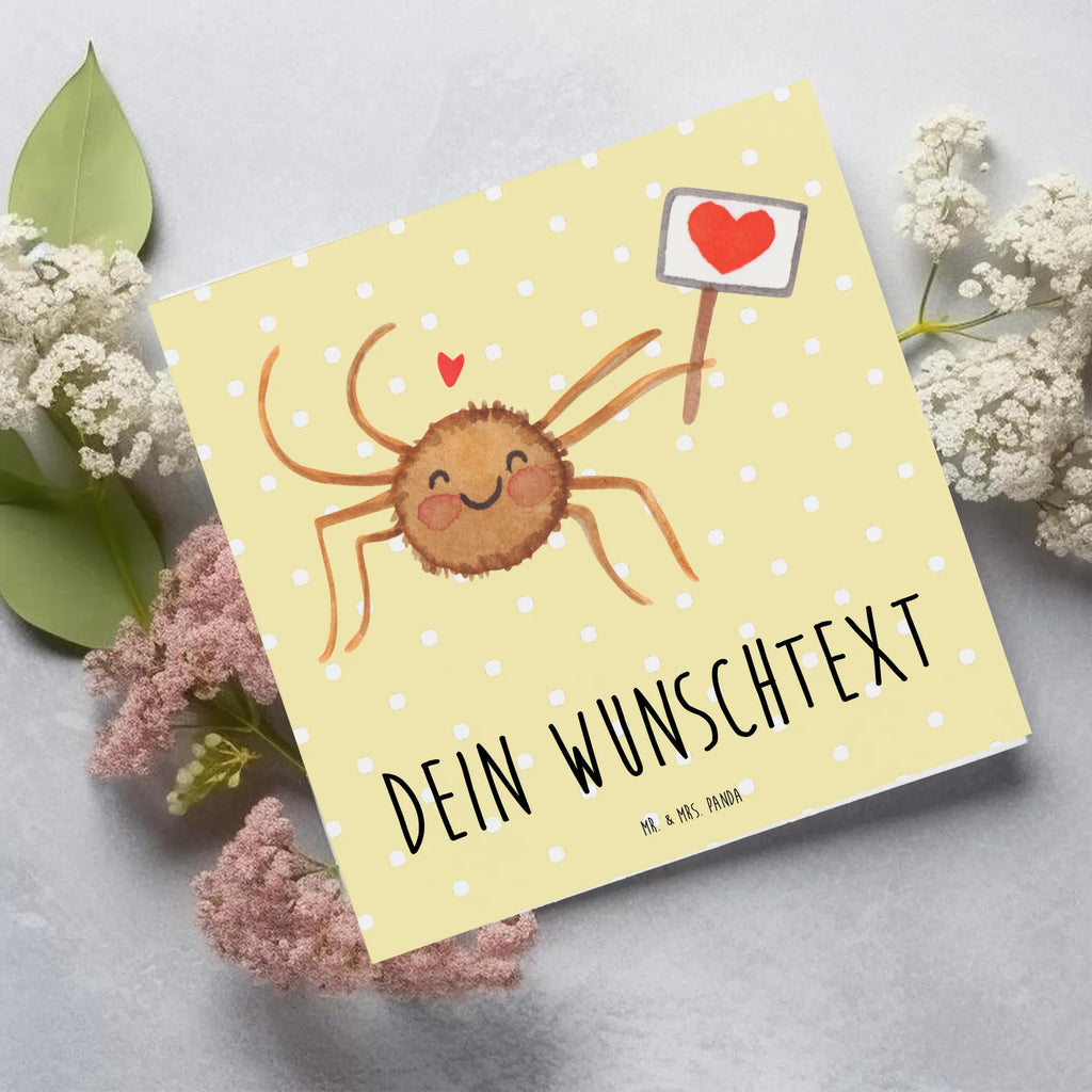 Personalisierte Deluxe Karte Spinne Agathe Motivation Personalisierte Grußkarte, Personalisiertere Klappkarte, Personalisierte Einladungskarte, Personalisierte Glückwunschkarte, Personalisierte Hochzeitskarte, Personalisierte Geburtstagskarte, Grußkarte mit Namen, Grußkarte selber drucken, Grußkarte selbst gestalten, Grußkarte mit persönlichen Nachrichten, Grußkarte als Geldgeschenk, Grußkarten personalisiert, Personalisierte Karte, Spinne Agathe, Spinne, Agathe, Videos, Merchandise, Motivation, Glück, Liebe, Vertrauen, Dankeschön