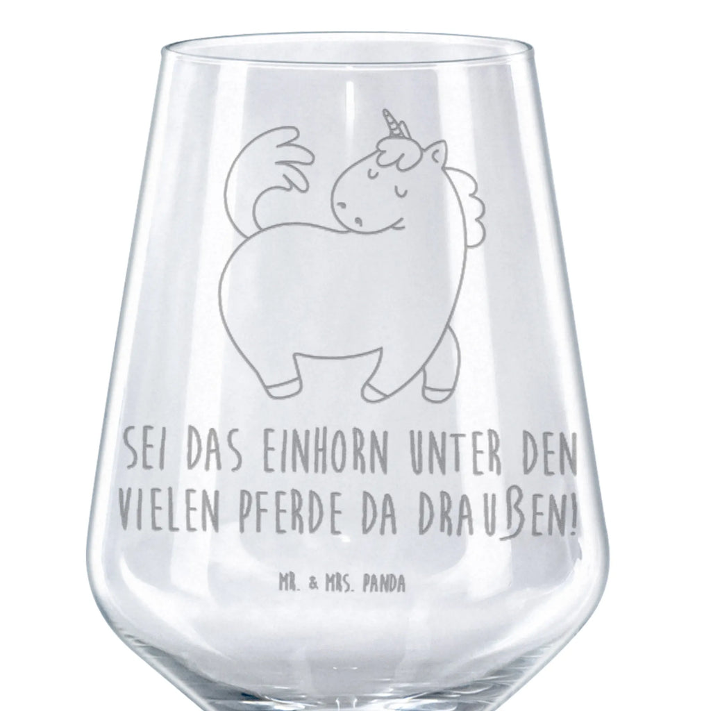 Rotwein Glas Einhorn Stolzieren Rotweinglas, Weinglas, Rotwein Glas, Weinglas mit Gravur, Geschenk für Weinliebhaber, Spülmaschinenfeste Weingläser, Hochwertige Weinaccessoires, Einhorn, Einhörner, Einhorn Deko, Unicorn, stolz, anders, bunt, Pferd, Reiter, Reiten, Freundin, Geschenk