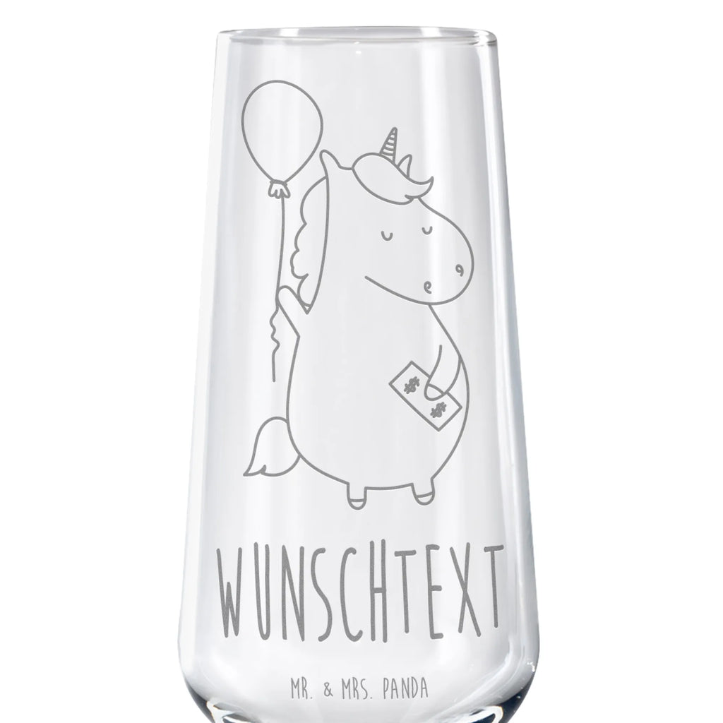 Personalisiertes Sektglas Einhorn Luftballon Sektglas, Sektglas mit Gravur, Spülmaschinenfeste Sektgläser, Einhorn, Einhörner, Einhorn Deko, Unicorn, Luftballon, Geld, Lebenslust, Freude, Geschenk, Freundin