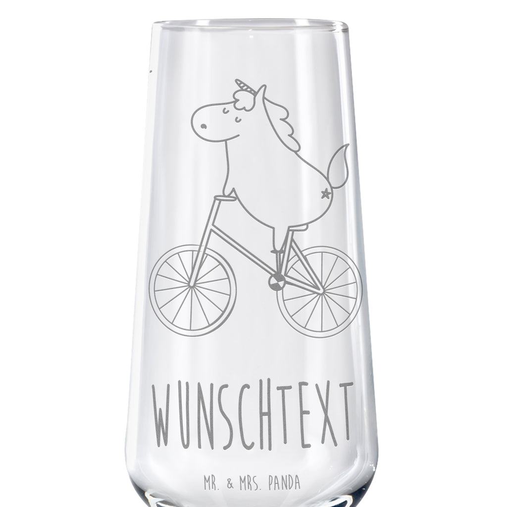 Personalisiertes Sektglas Einhorn Radfahrer Sektglas, Sektglas mit Gravur, Spülmaschinenfeste Sektgläser, Einhorn, Einhörner, Einhorn Deko, Pegasus, Unicorn, Radfahren, Radfahrer, Rad, Bike, Feenstaub, Konfetti, Luxusproblem, Kummer, Liebeskummer