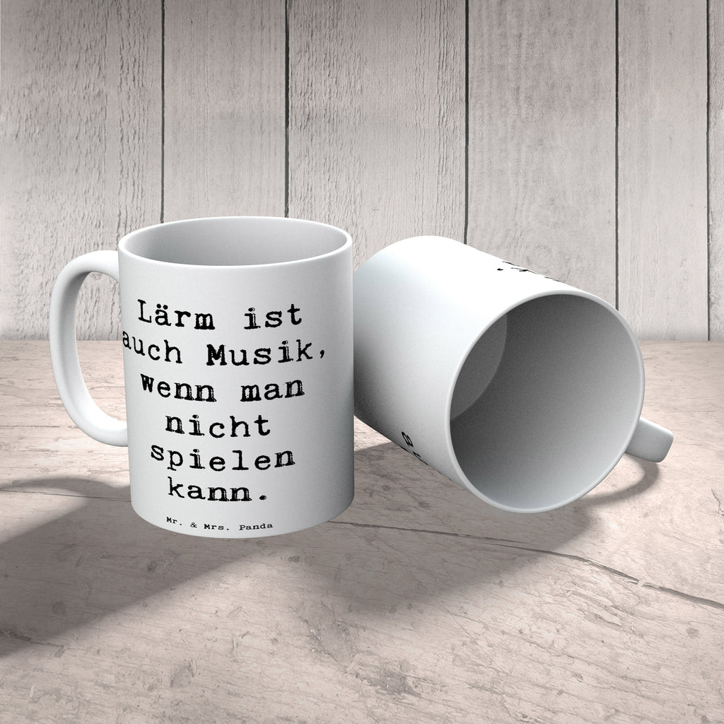 Tasse Musikalischer Lärm Tasse, Kaffeetasse, Teetasse, Becher, Kaffeebecher, Teebecher, Keramiktasse, Porzellantasse, Büro Tasse, Geschenk Tasse, Tasse Sprüche, Tasse Motive, Instrumente, Geschenke Musiker, Musikliebhaber