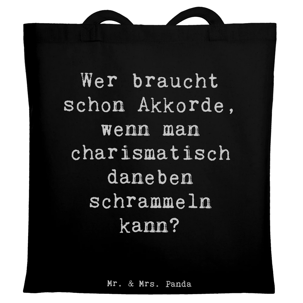 Tragetasche Spruch Charisma Gitarre Beuteltasche, Beutel, Einkaufstasche, Jutebeutel, Stoffbeutel, Tasche, Shopper, Umhängetasche, Strandtasche, Schultertasche, Stofftasche, Tragetasche, Badetasche, Jutetasche, Einkaufstüte, Laptoptasche, Instrumente, Geschenke Musiker, Musikliebhaber